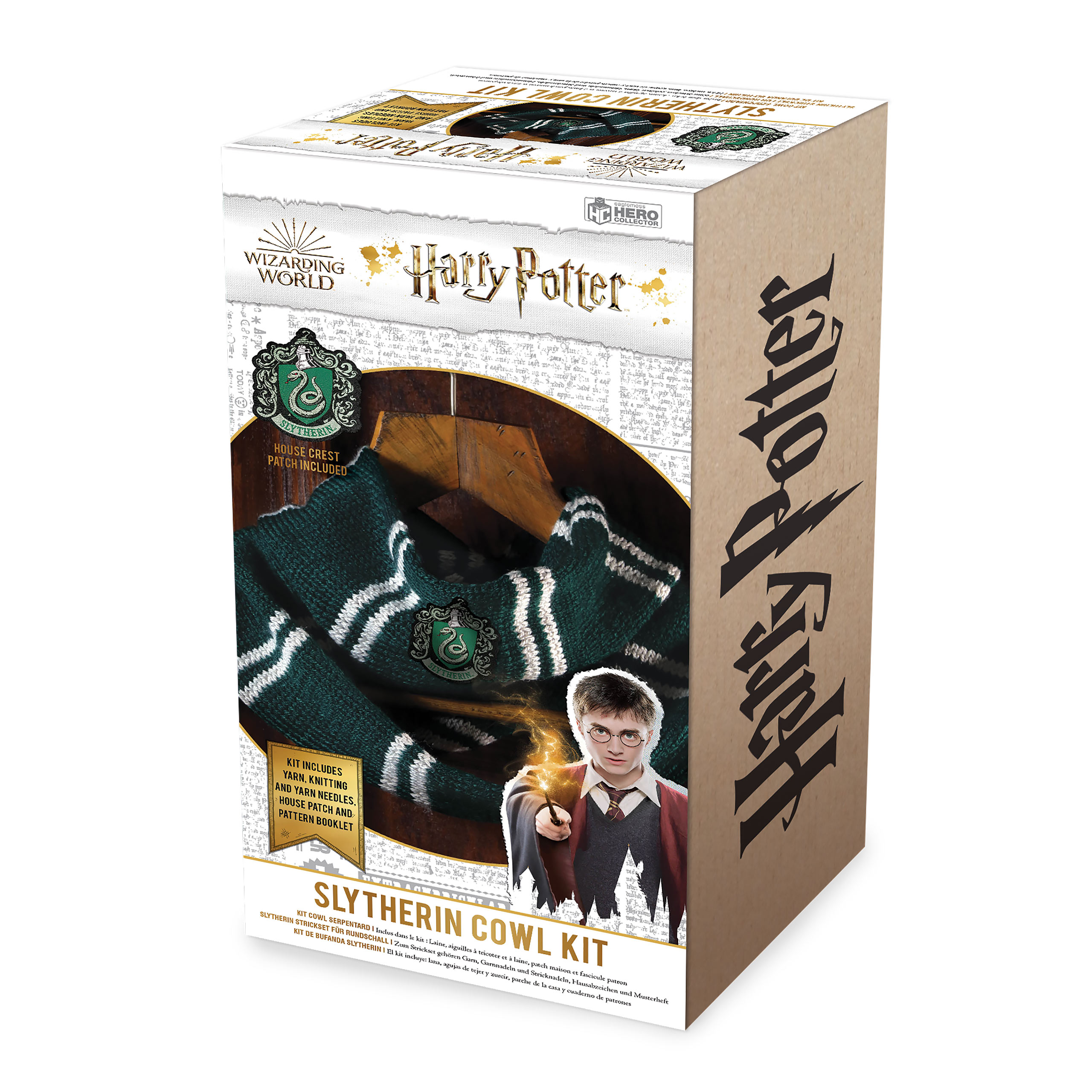 Slytherin Loop Schal Strick-Set - Harry Potter