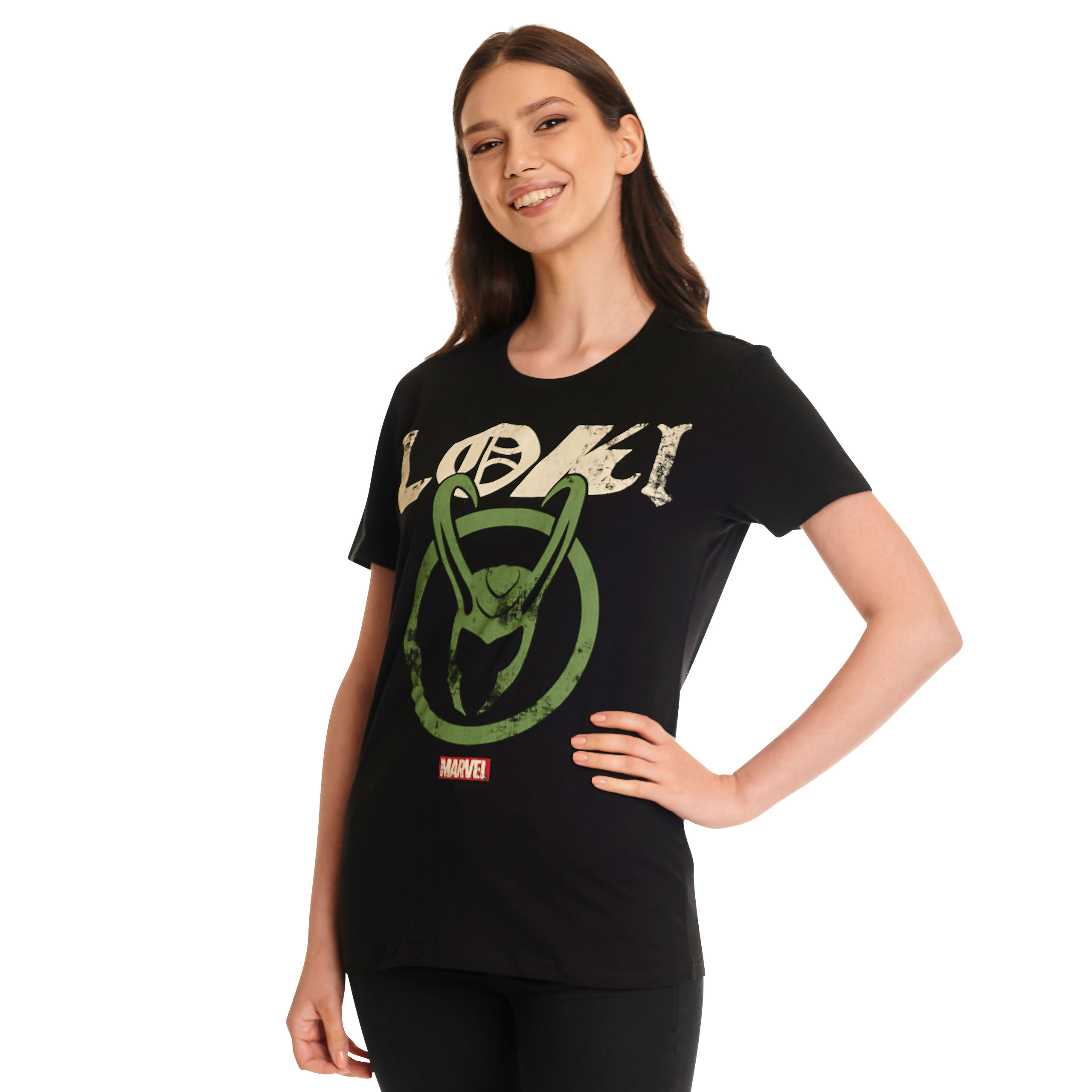 Loki - Logo Badge T-Shirt schwarz