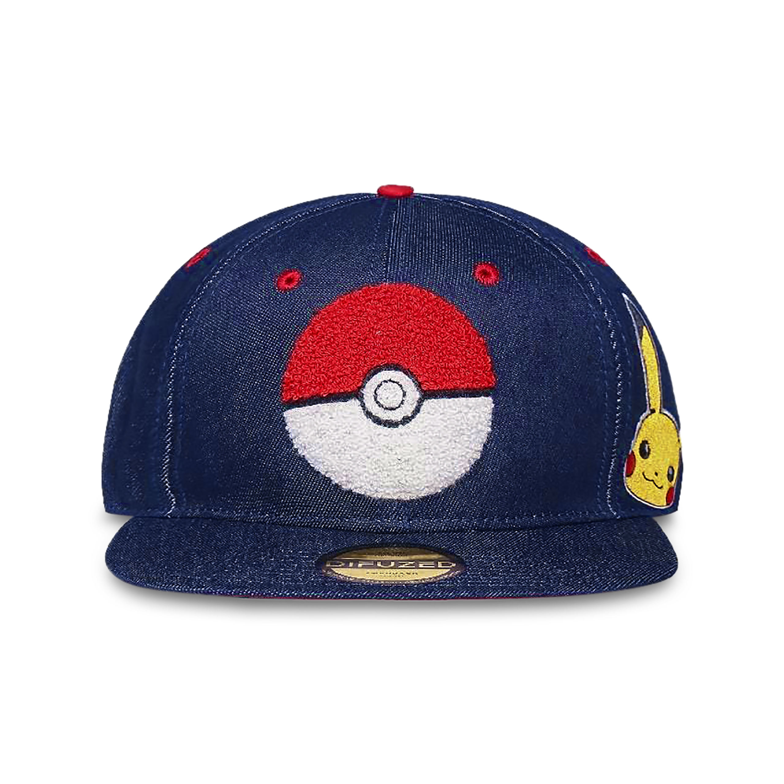 Pokemon - Pokeball Snapback Cap blau