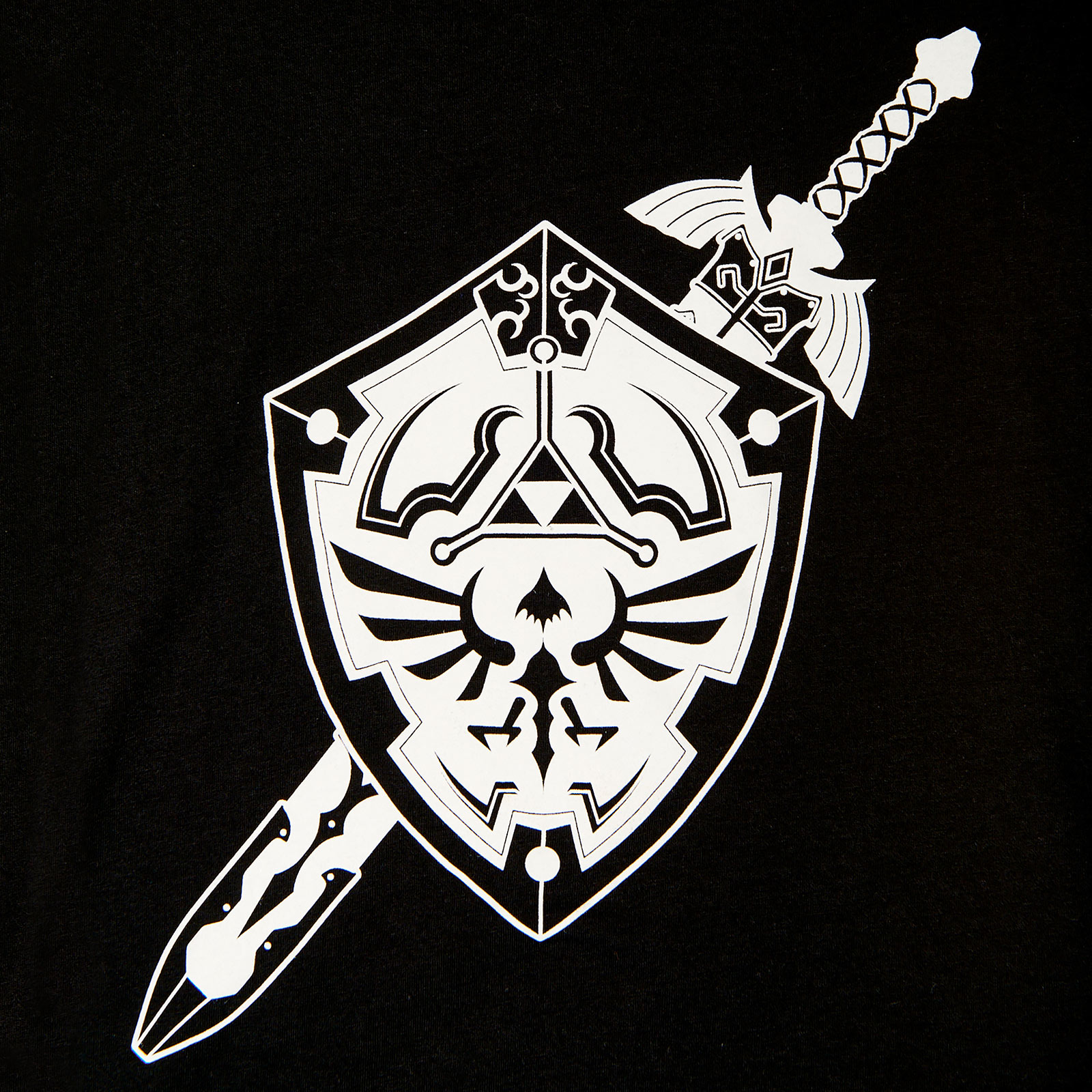 Zelda - Sword and Shield T-Shirt Damen schwarz