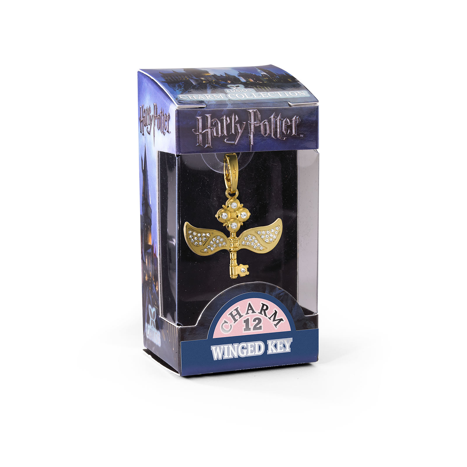 Harry Potter - Geflügelter Schlüssel Lumos Charm Anhänger