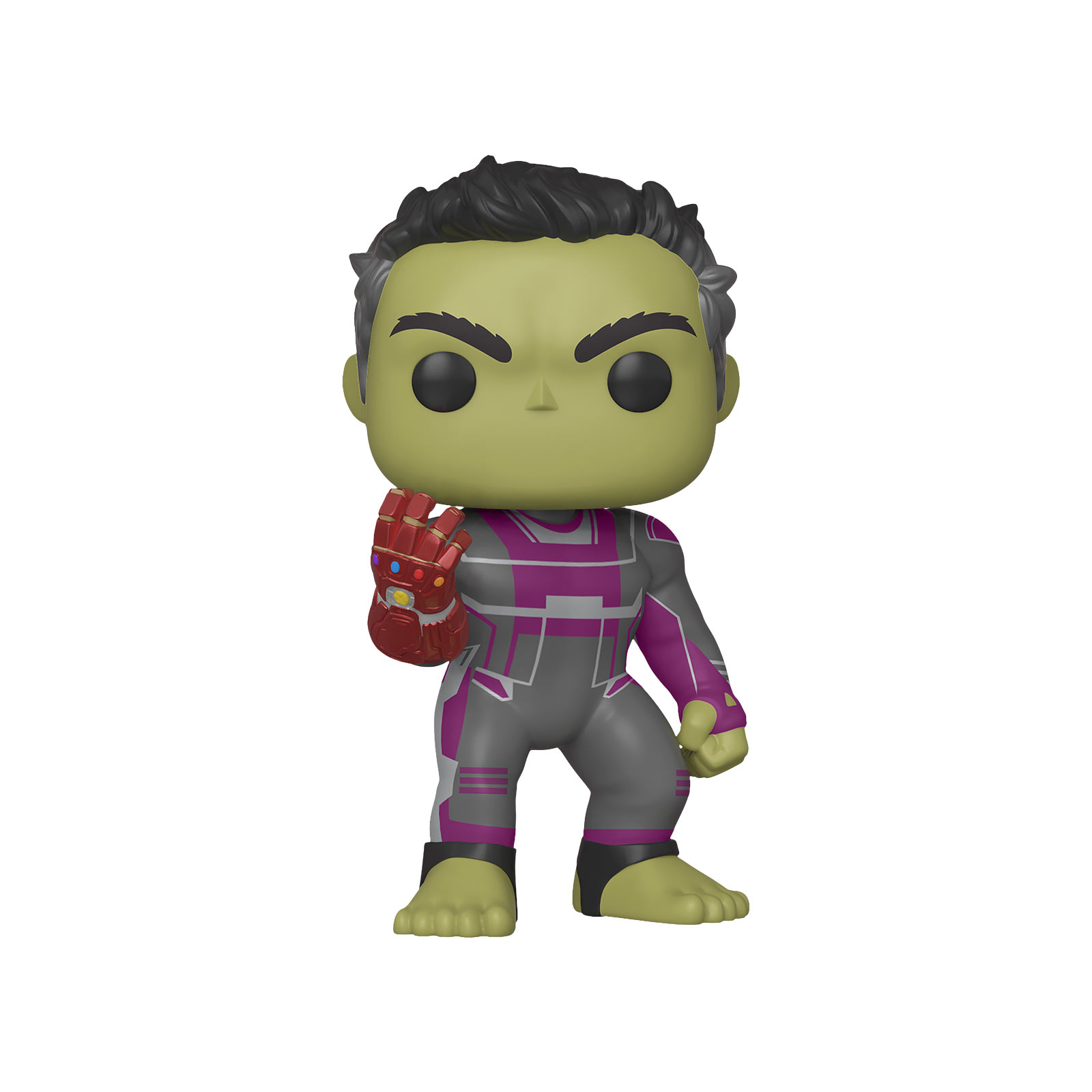 Avengers - Hulk mit Nano Gauntlet Endgame Funko Pop Wackelkopf-Figur 16 cm