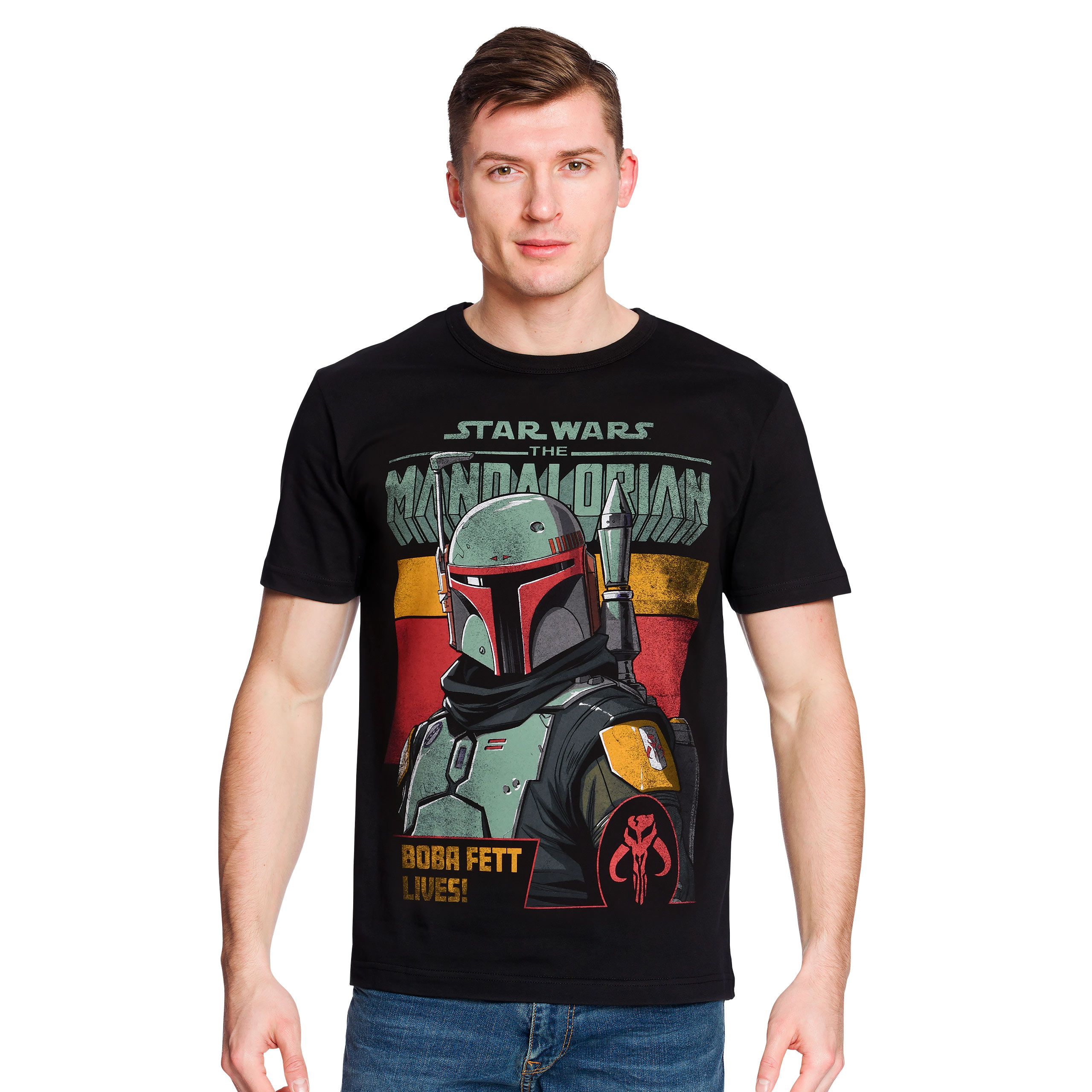 Boba Fett Lives T-Shirt schwarz - Star Wars Mandalorian
