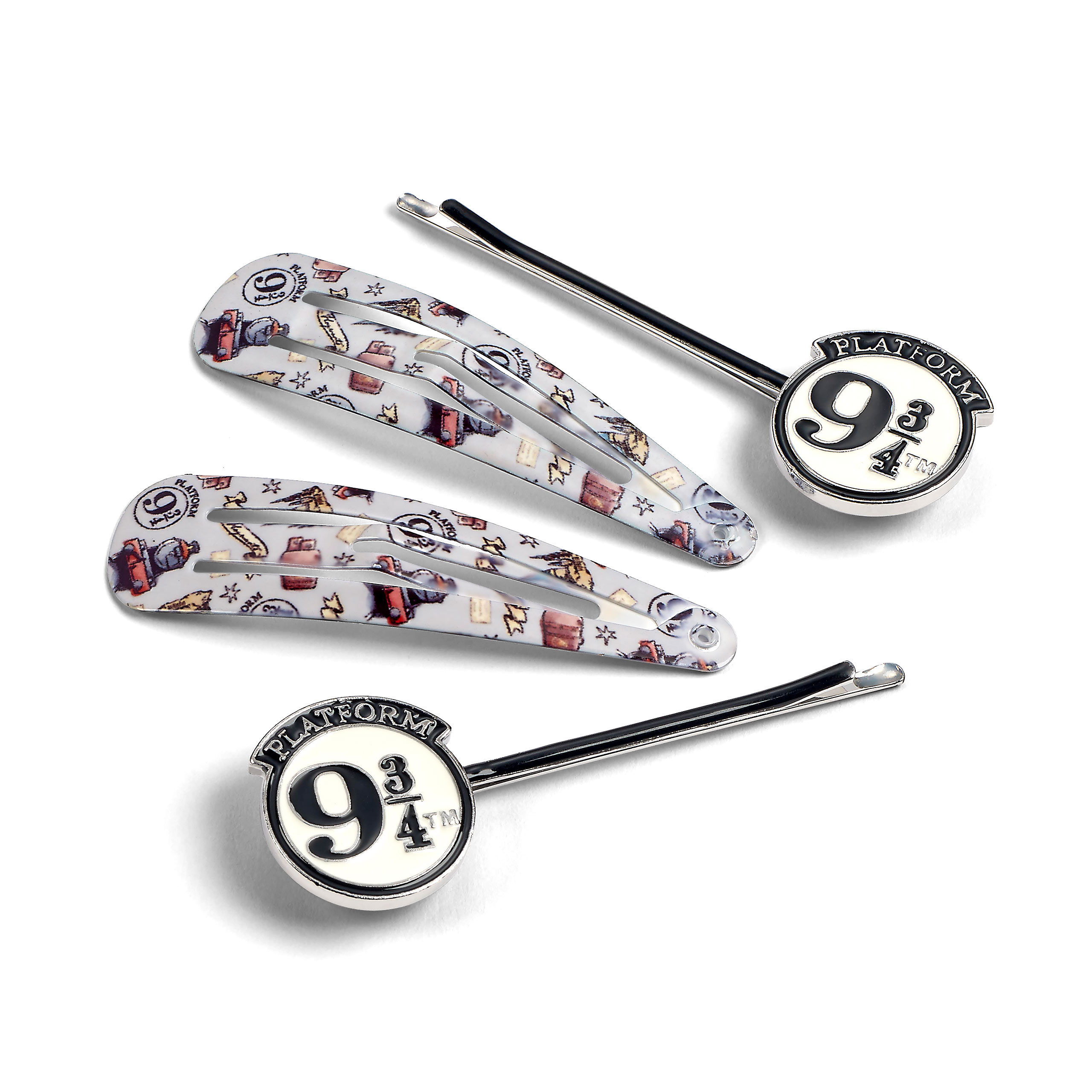 Harry Potter - Gleis 9 3/4 Haarspangen 4er Set