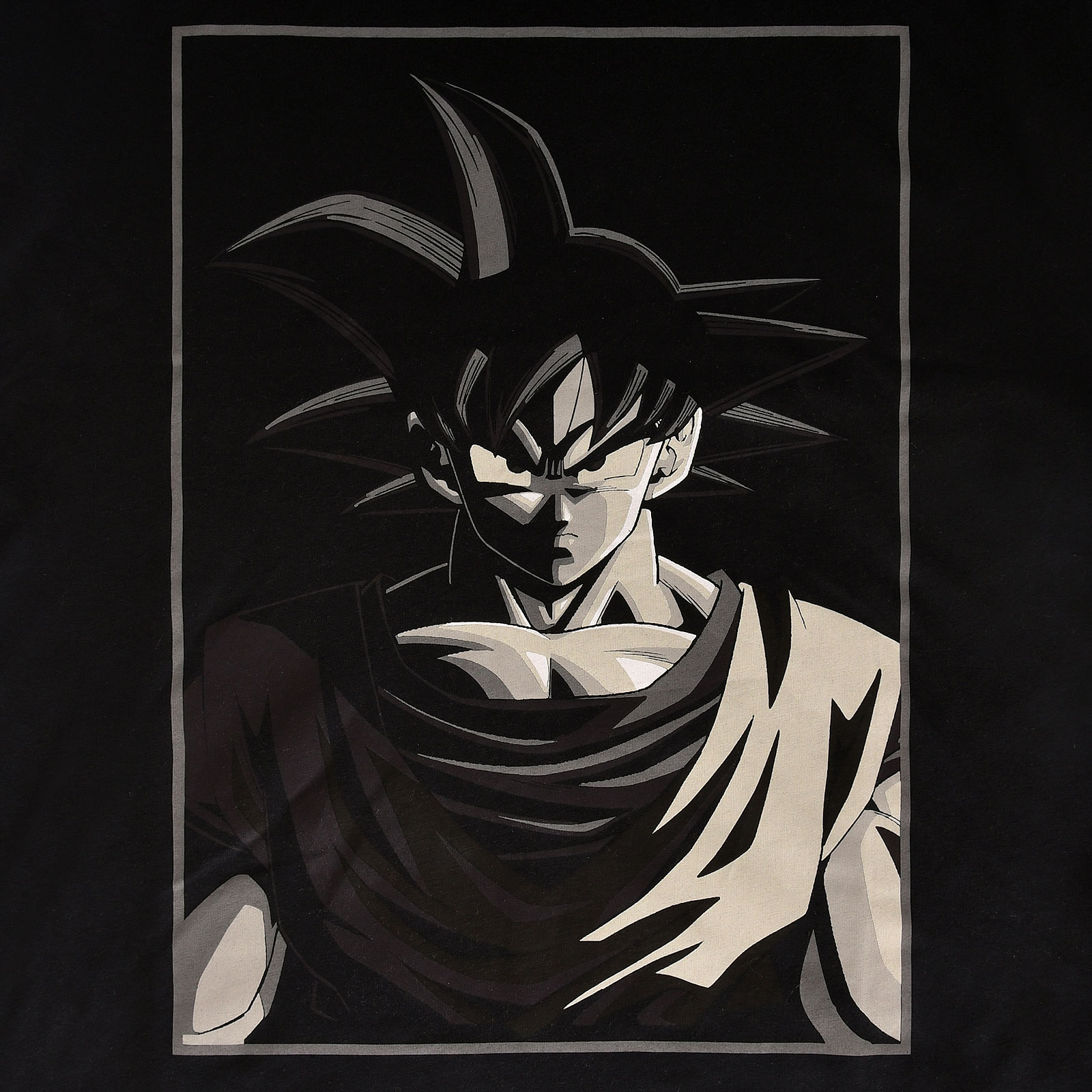 Dragon Ball - Goku Manga Face T-Shirt schwarz