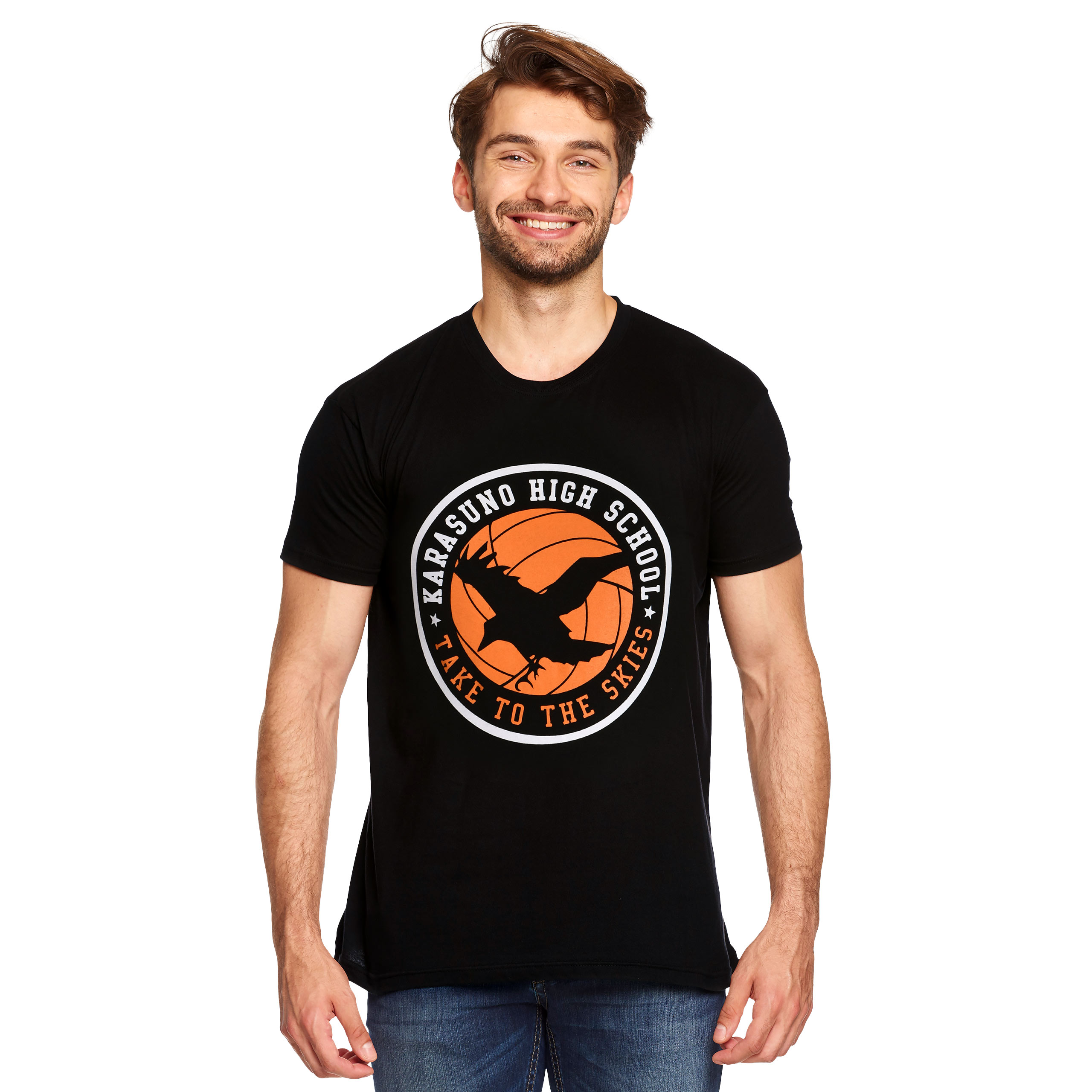 Haikyu!! - Karasuno High School T-Shirt schwarz