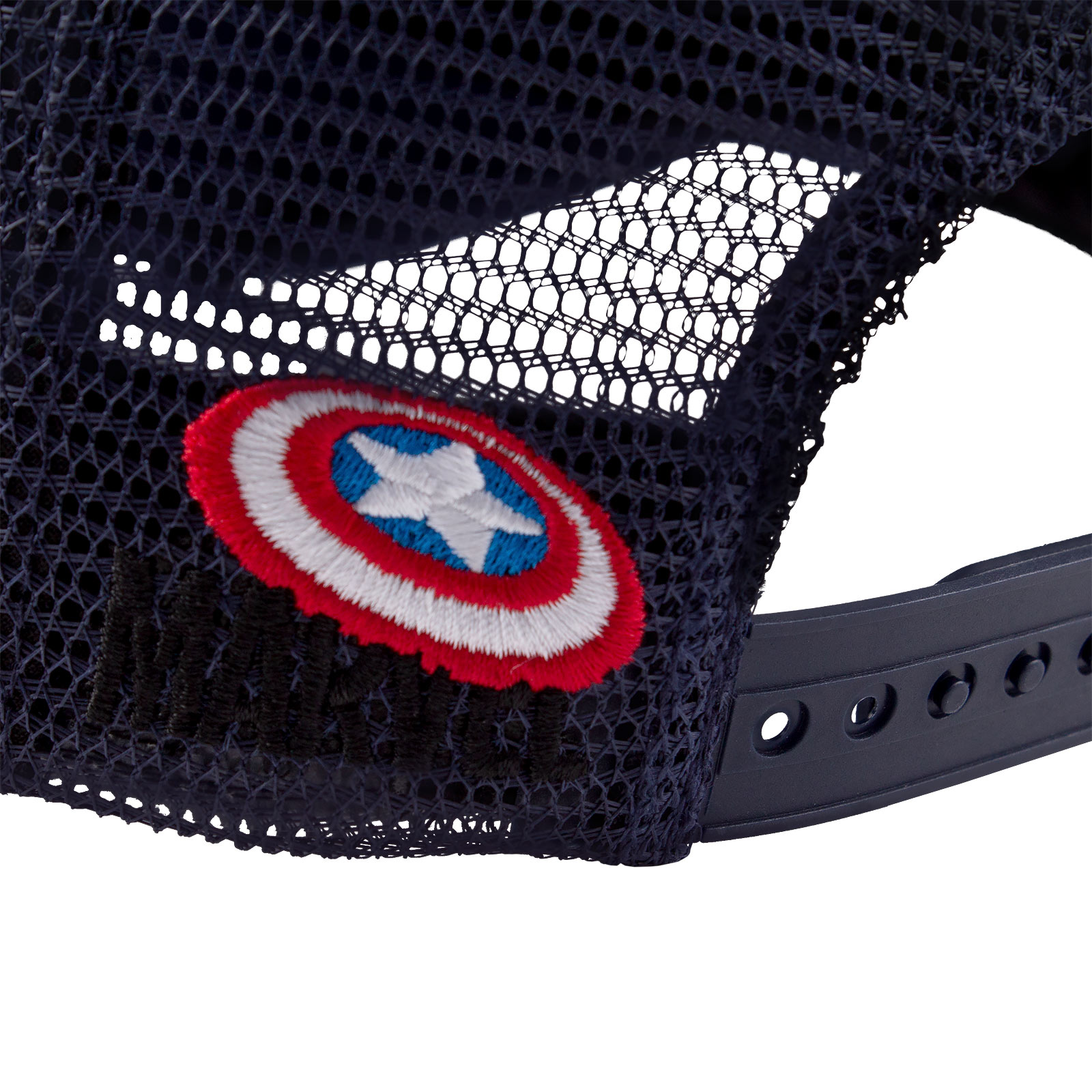 Captain America - Shield Logo Mesh Basecap blau