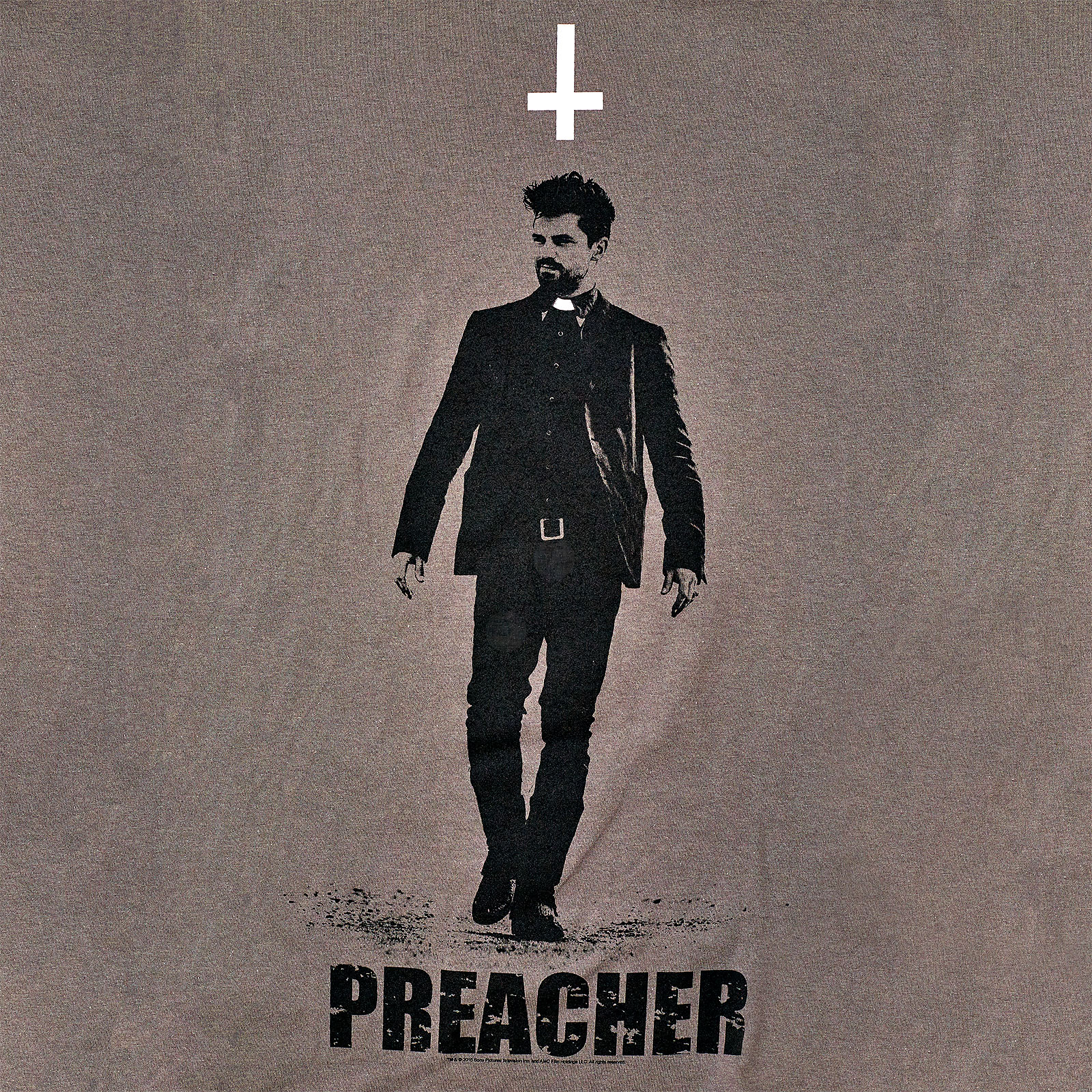 Preacher - Jesse Custer T-Shirt grau