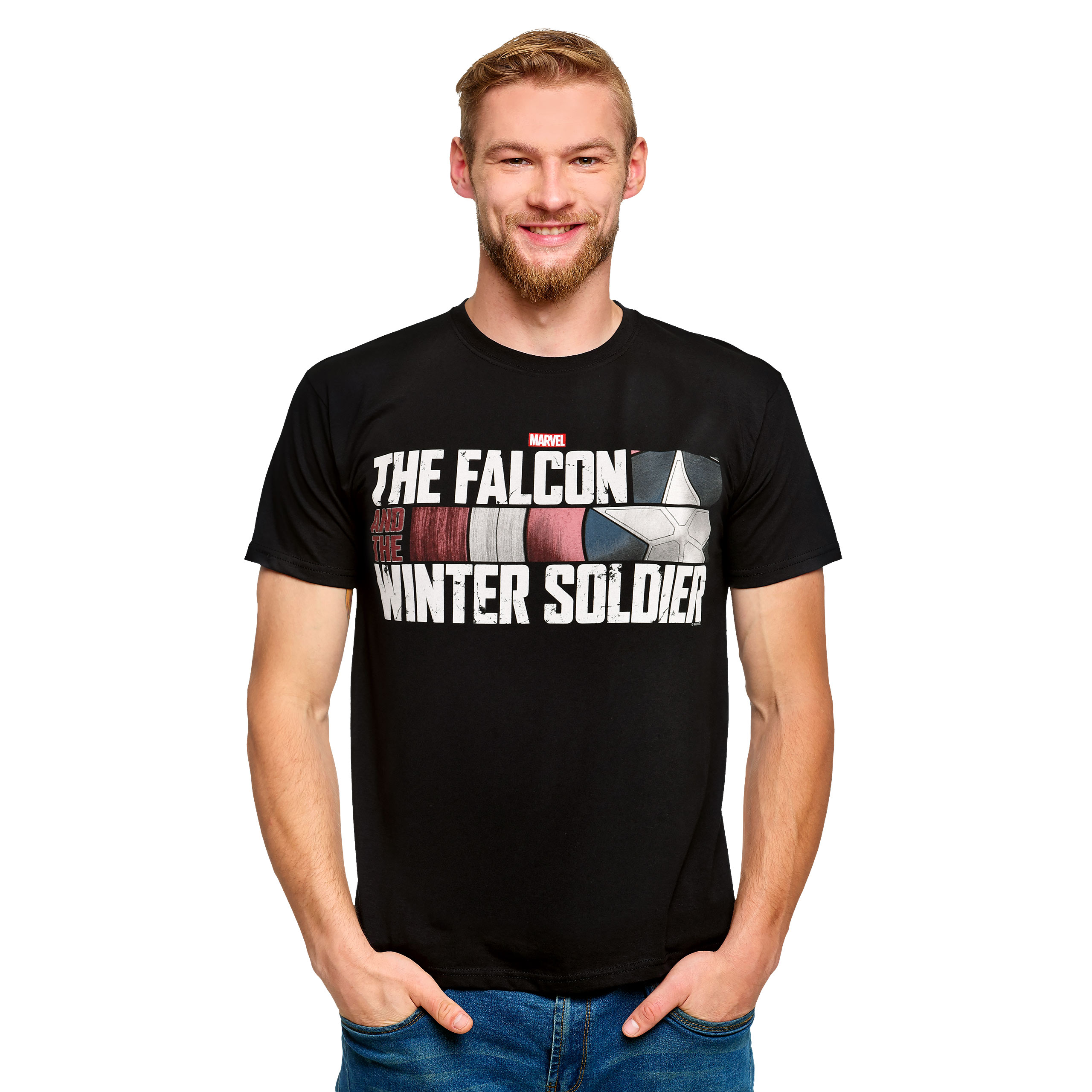 The Falcon and the Winter Soldier - Logo T-Shirt schwarz