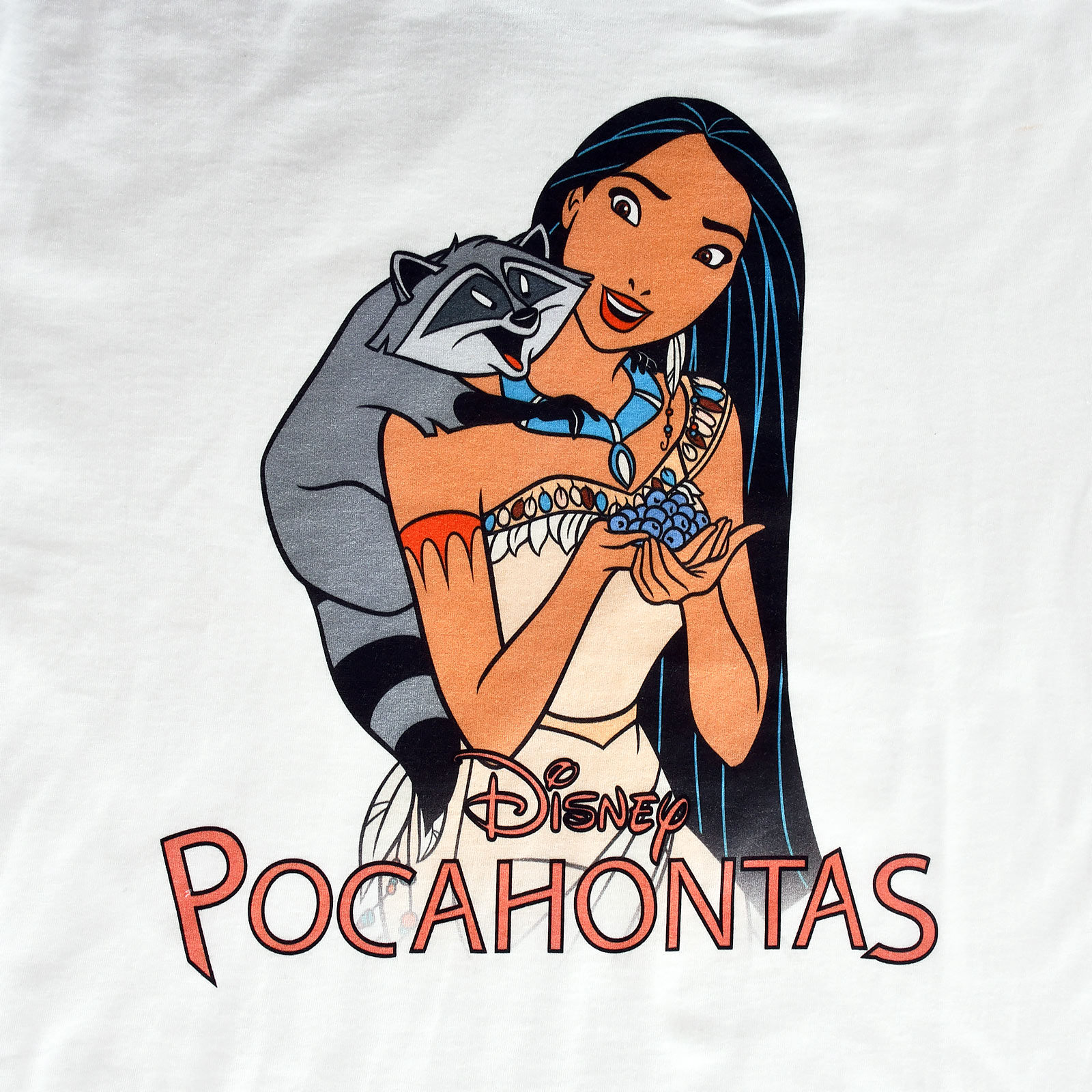 Pocahontas & Meeko T-Shirt Damen weiß