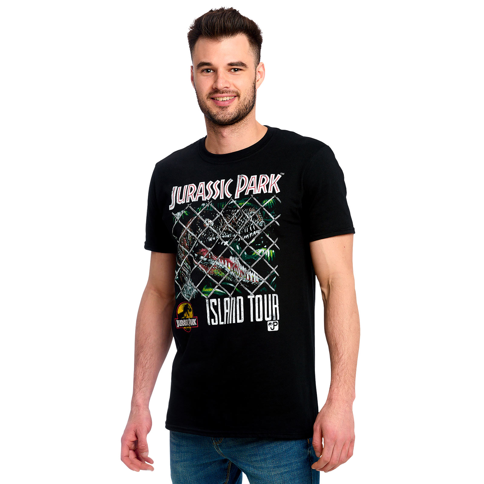 Jurassic Park - Island Tour T-Shirt schwarz