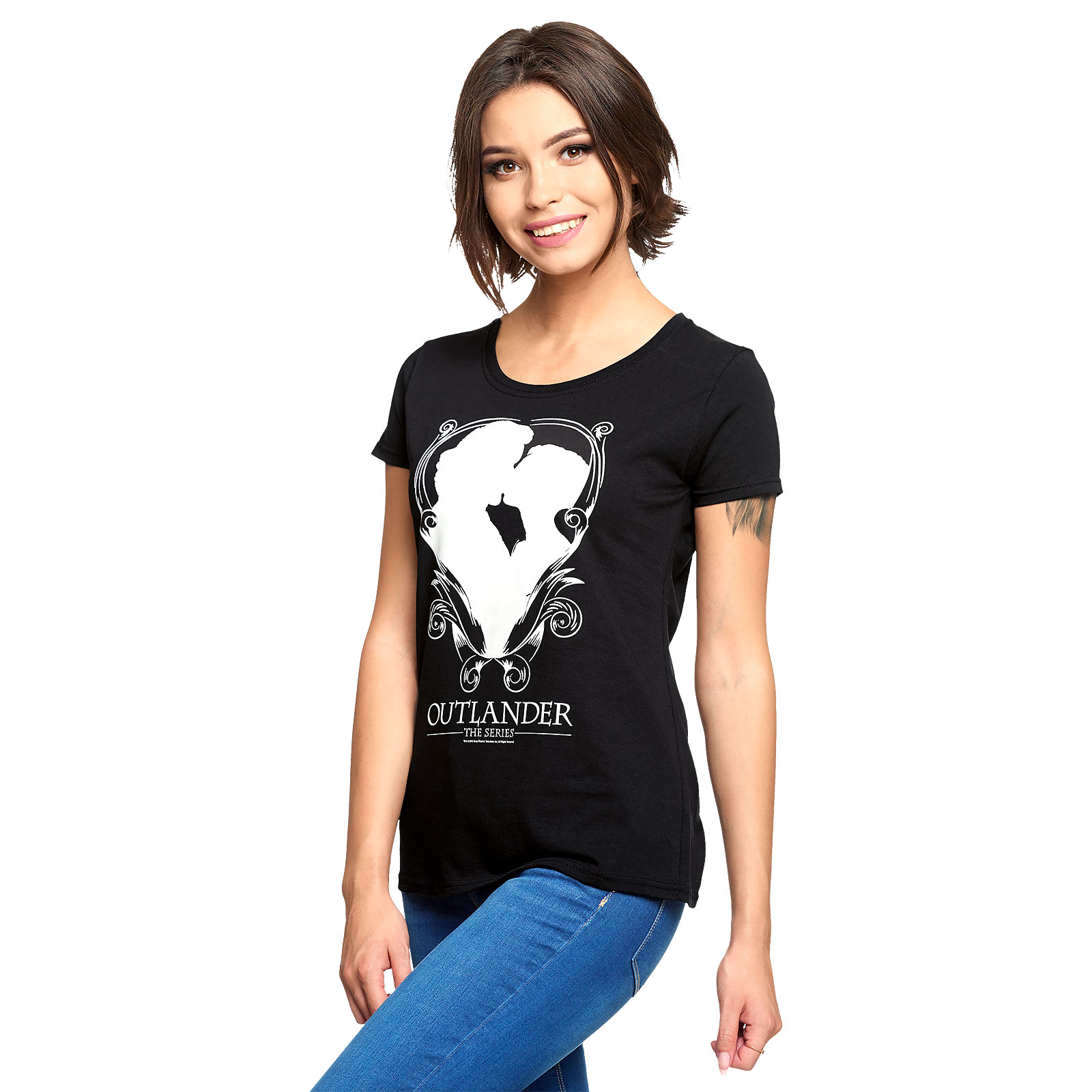 Outlander - Kiss T-Shirt Damen schwarz