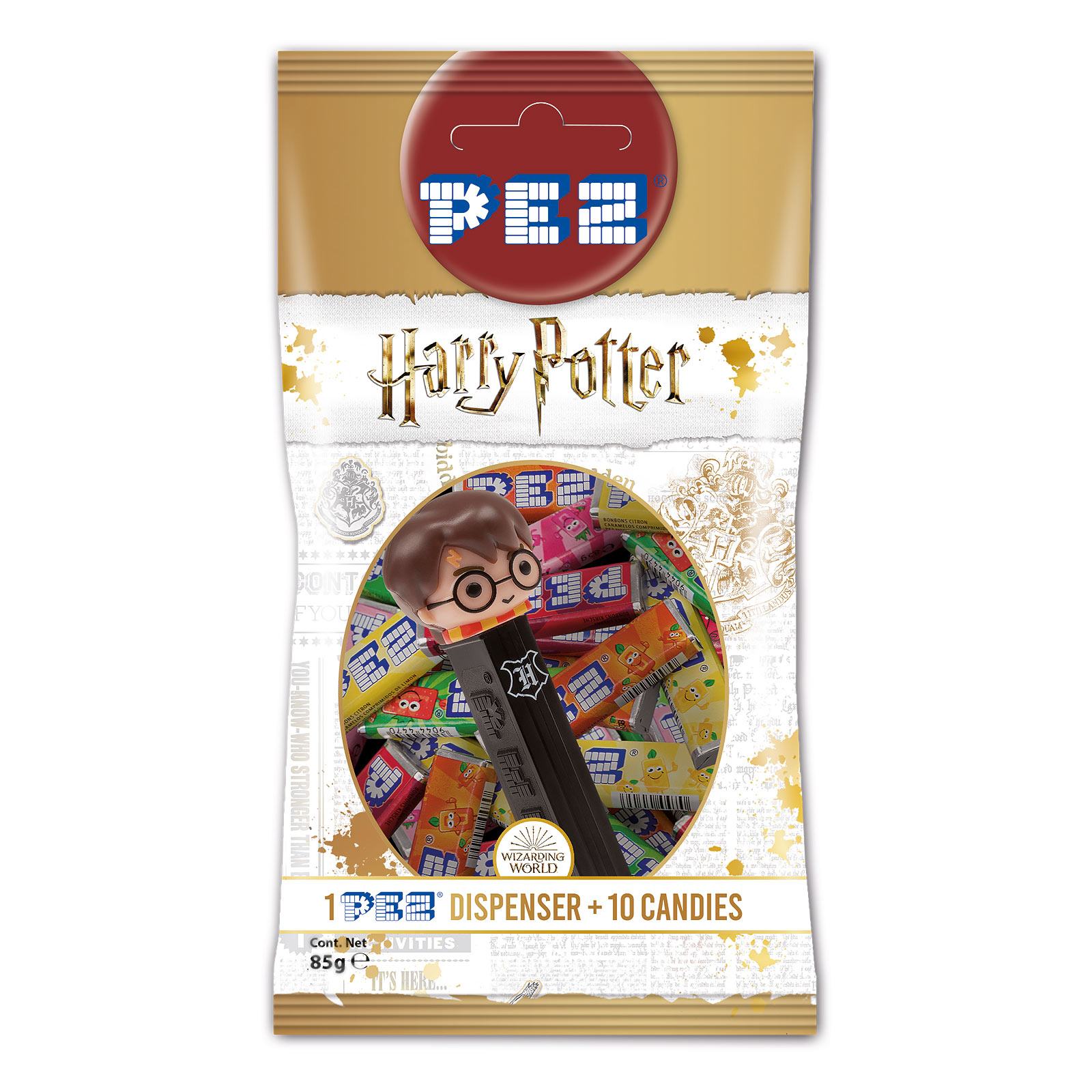Harry Potter - PEZ Bonbons 10er Pack mit Spender