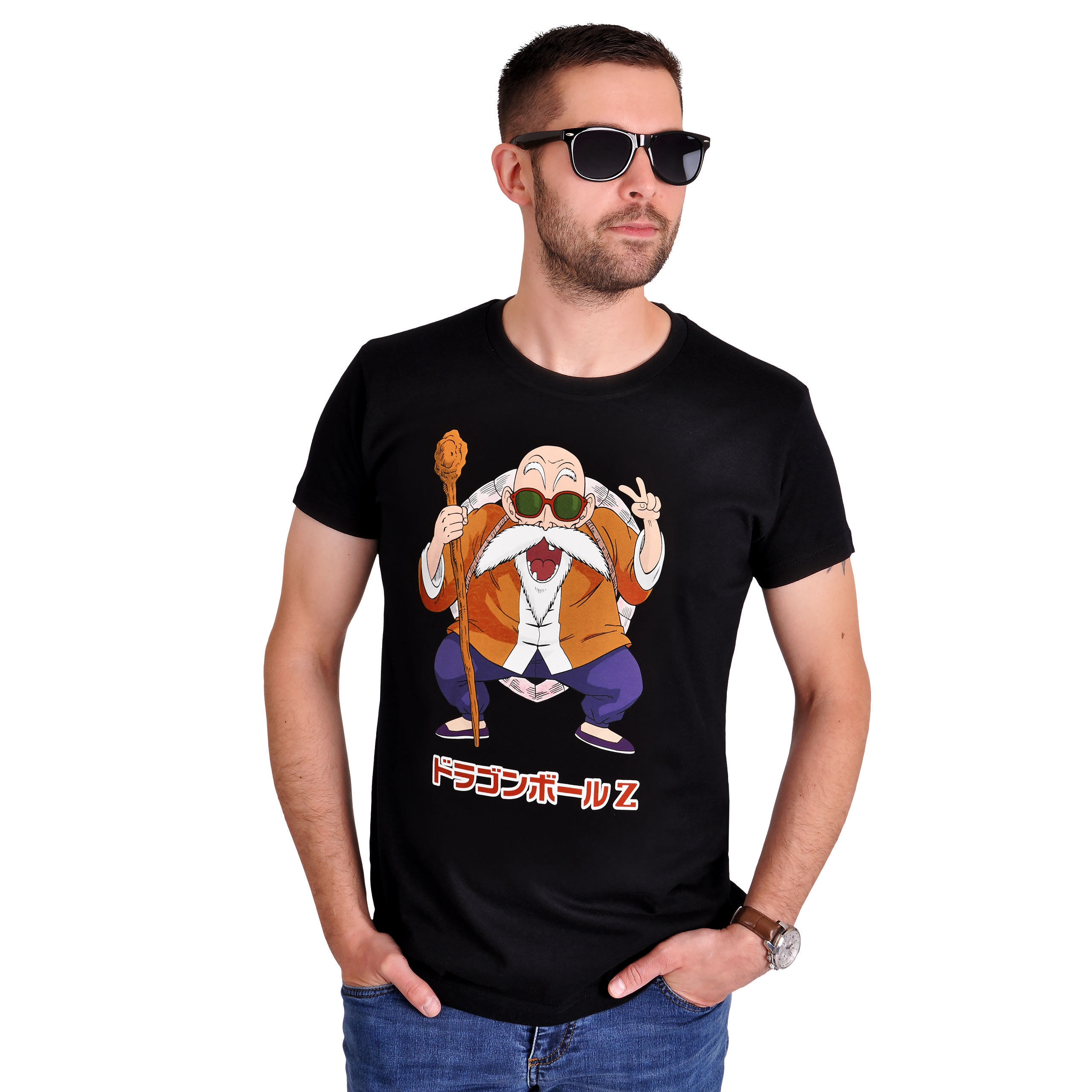 Dragon Ball Z - Muten Roshi T-Shirt schwarz