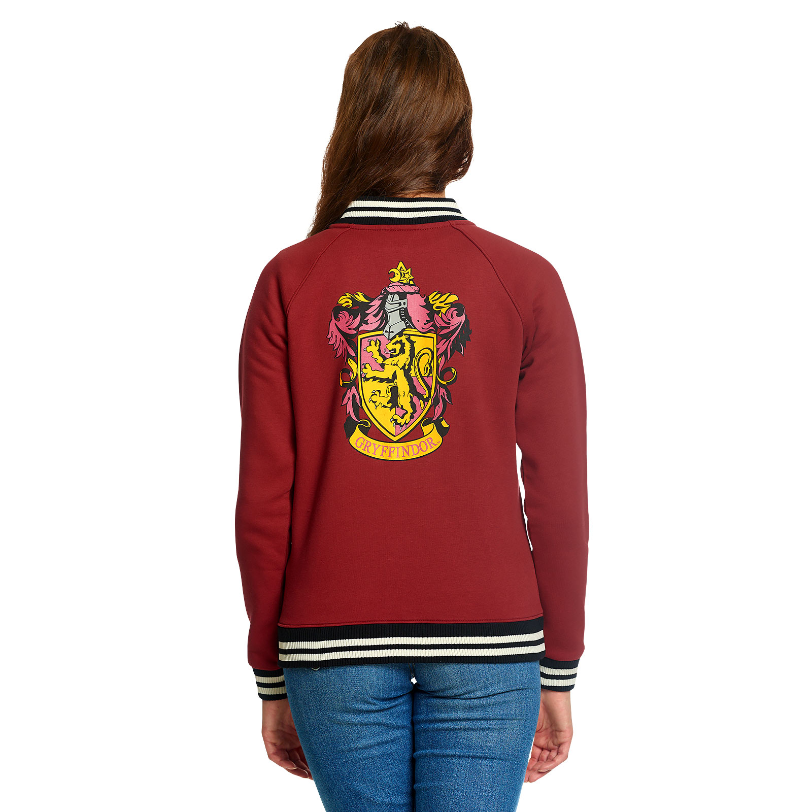 Harry Potter - Gryffindor Wappen College Jacke Damen rot