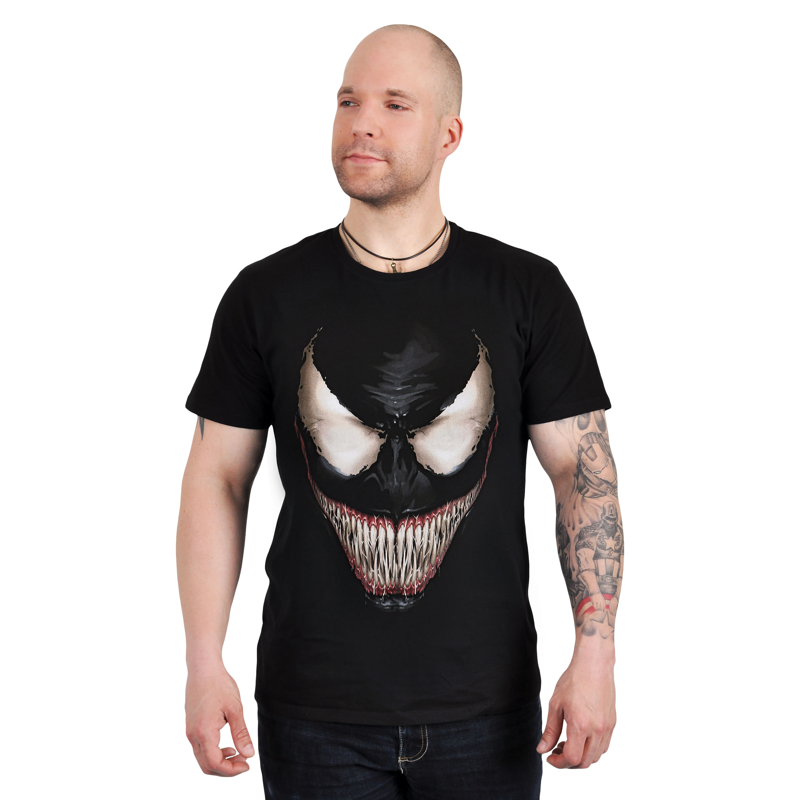 Spider-Man - Venom Smile T-Shirt schwarz