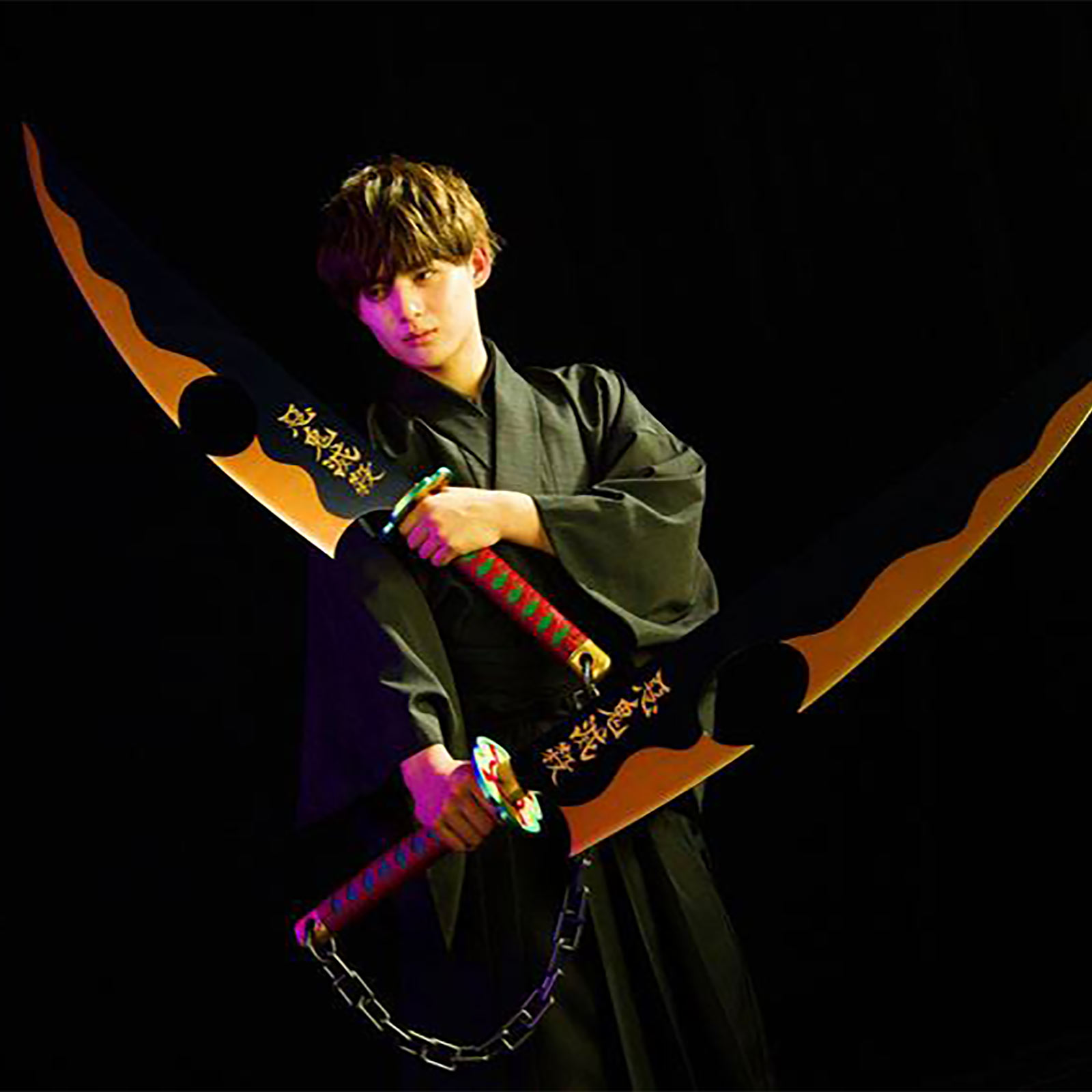 Tengen Uzui Nichirin Schwert Replik mit Sound - Demon Slayer