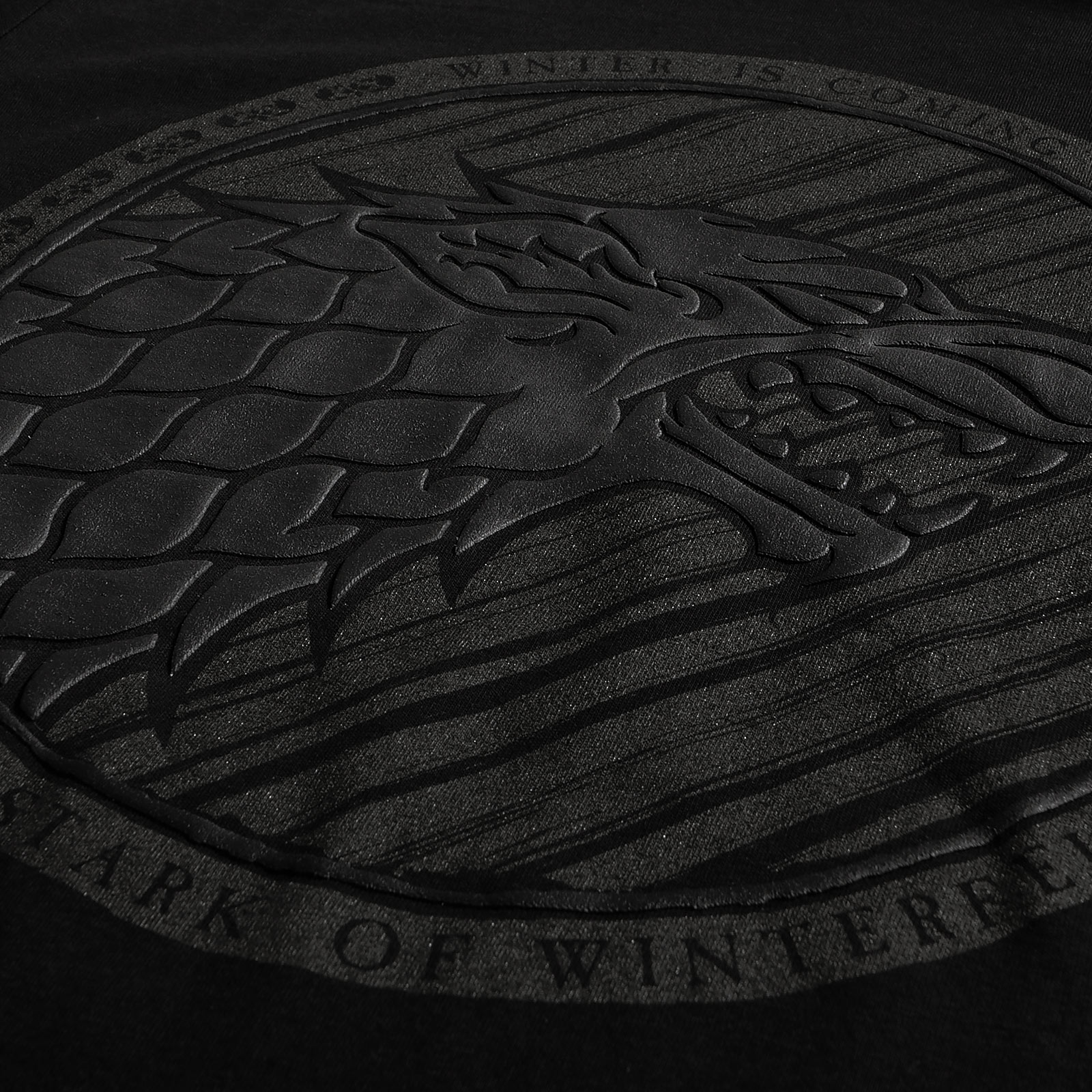 Game of Thrones - Dark Stark 3D Logo T-Shirt schwarz