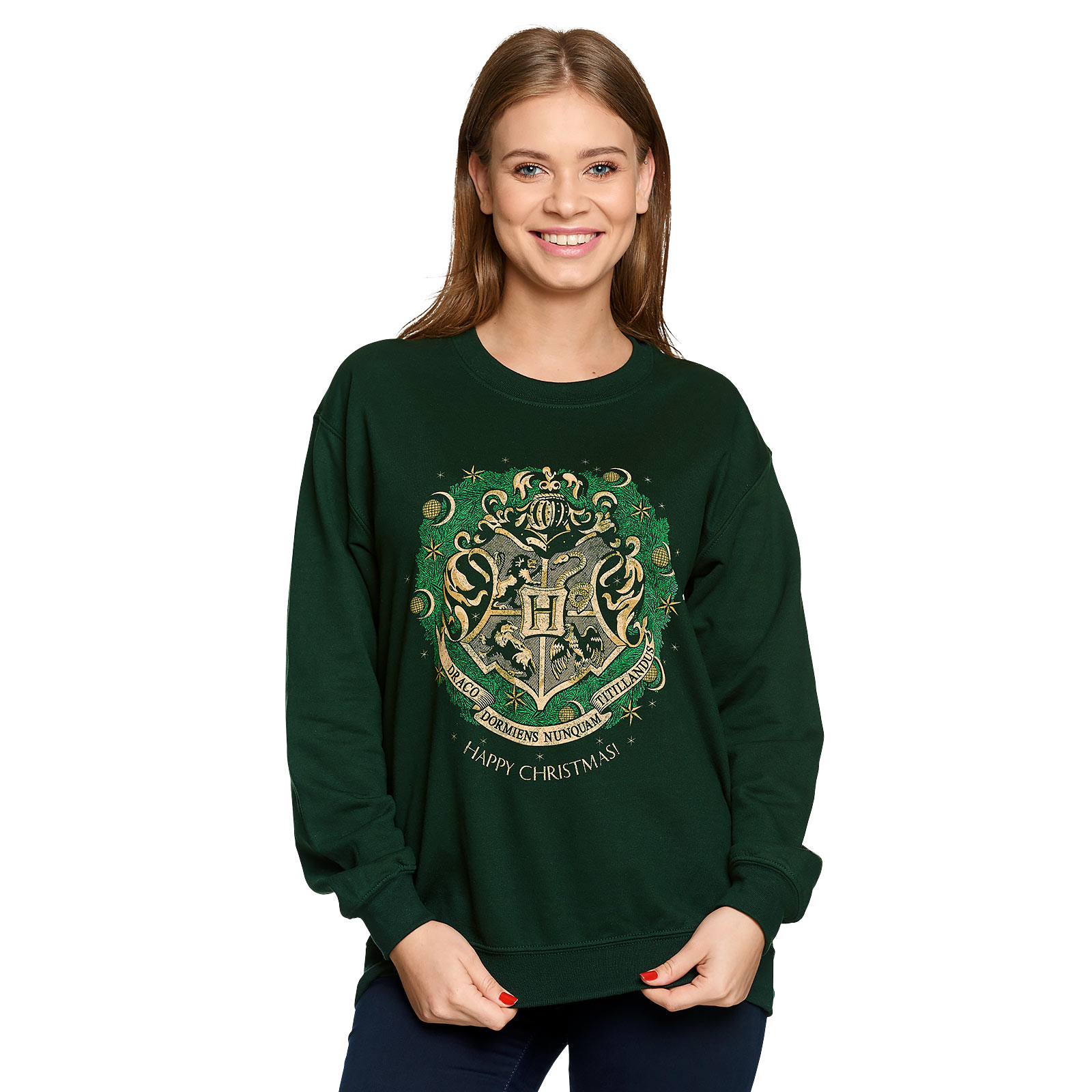 Harry Potter - Happy Hogwarts Sweater grün