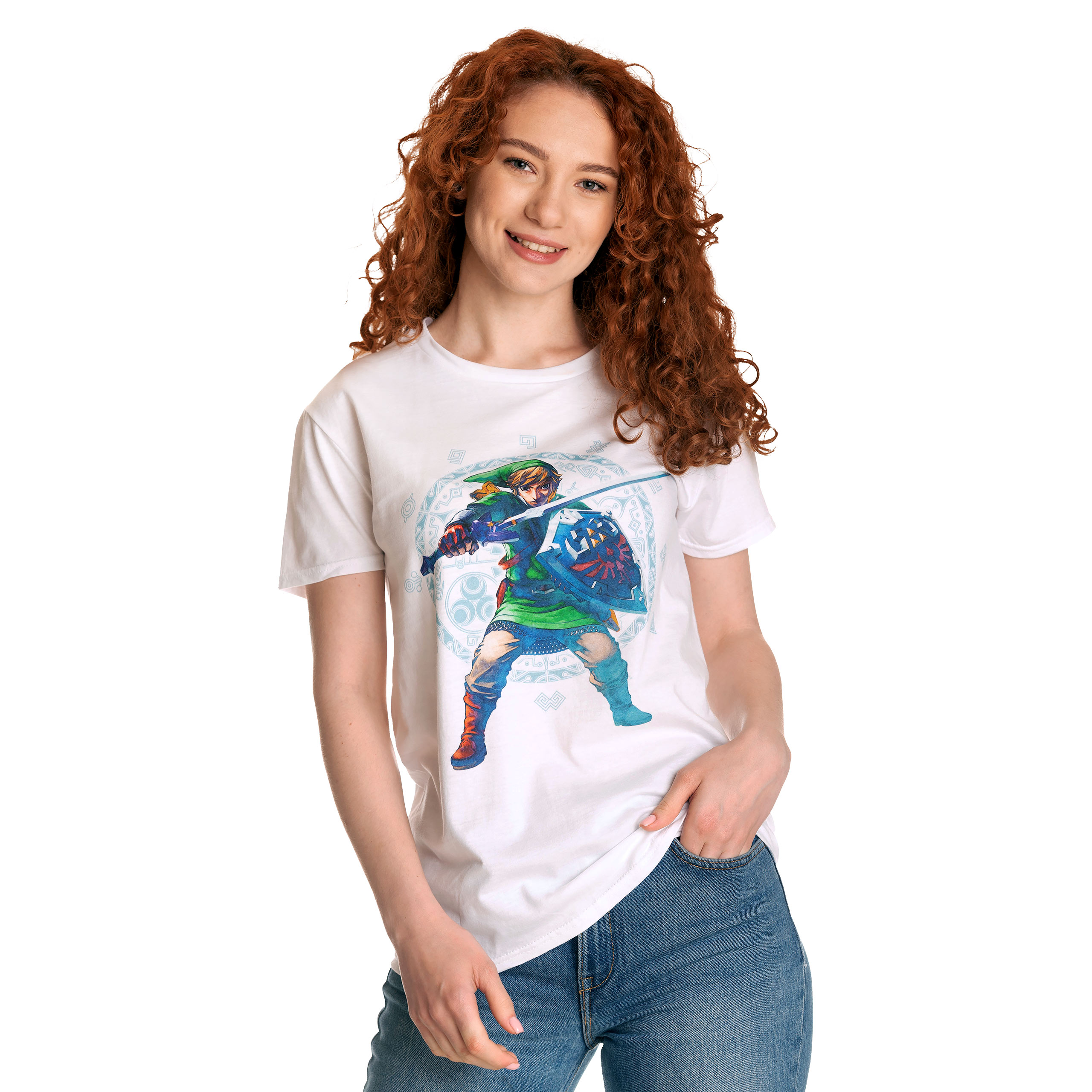 Zelda - Skyward Sword Pose T-Shirt weiß