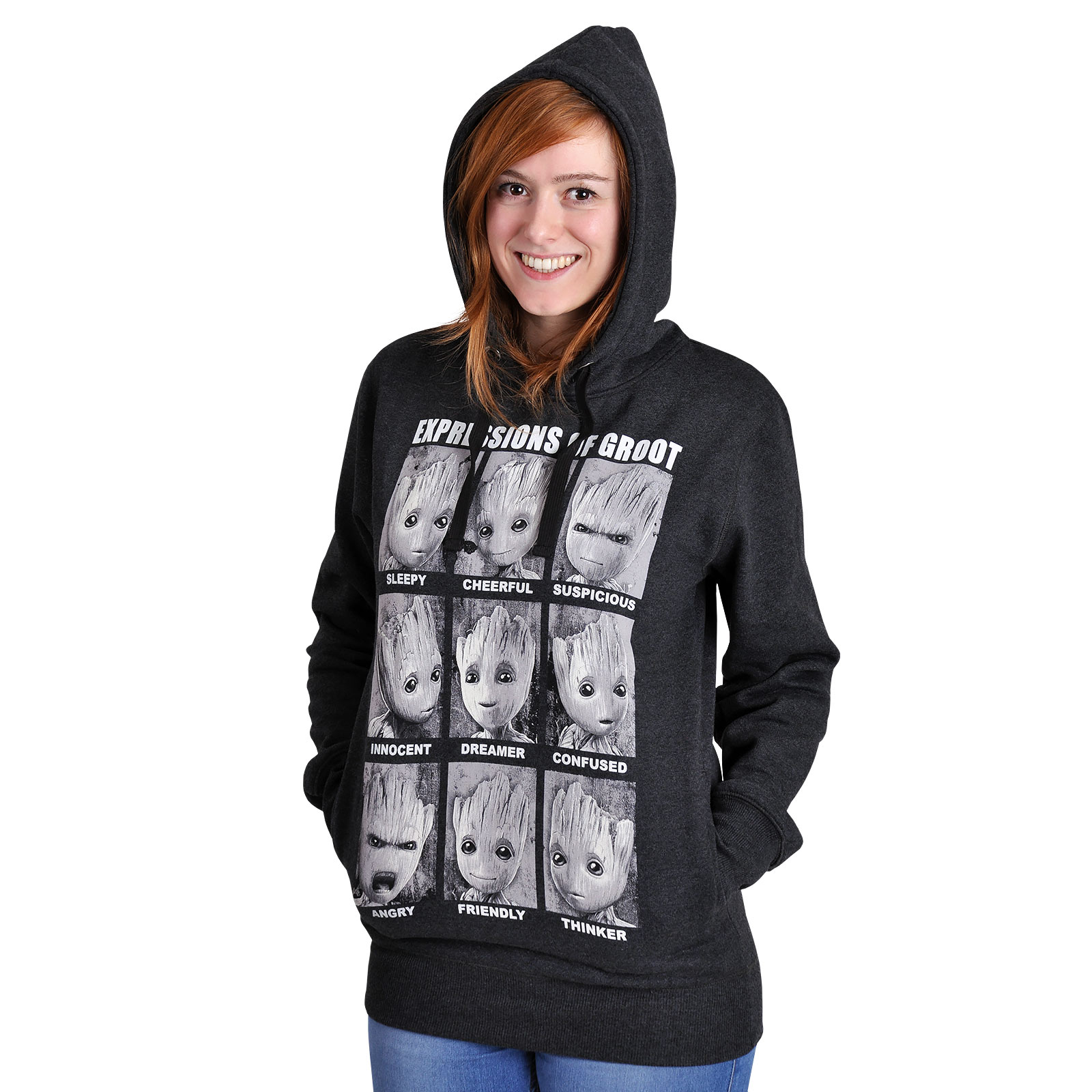 Guardians of the Galaxy - Groot Expressions Hoodie grau