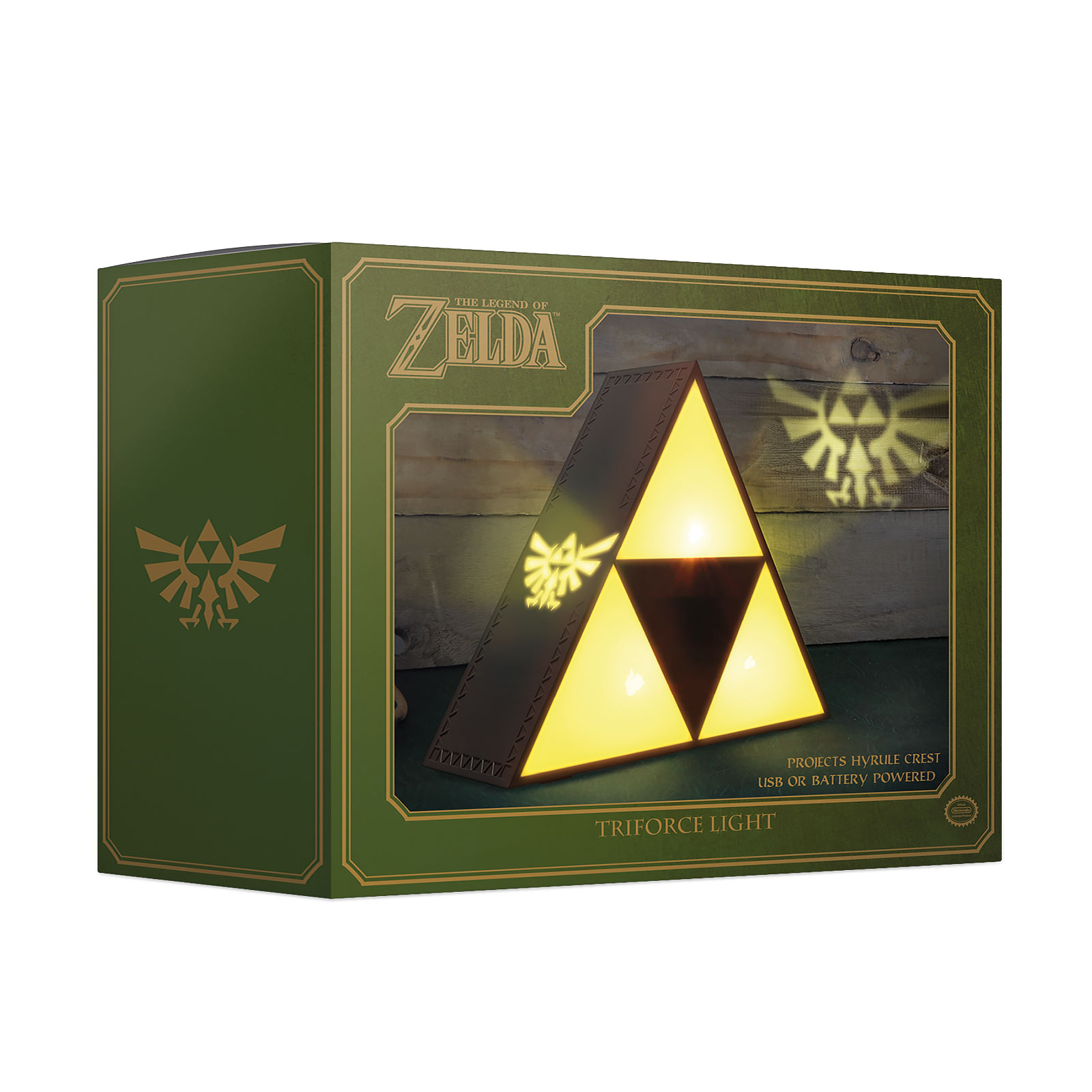 Zelda - Triforce Logo Lampe