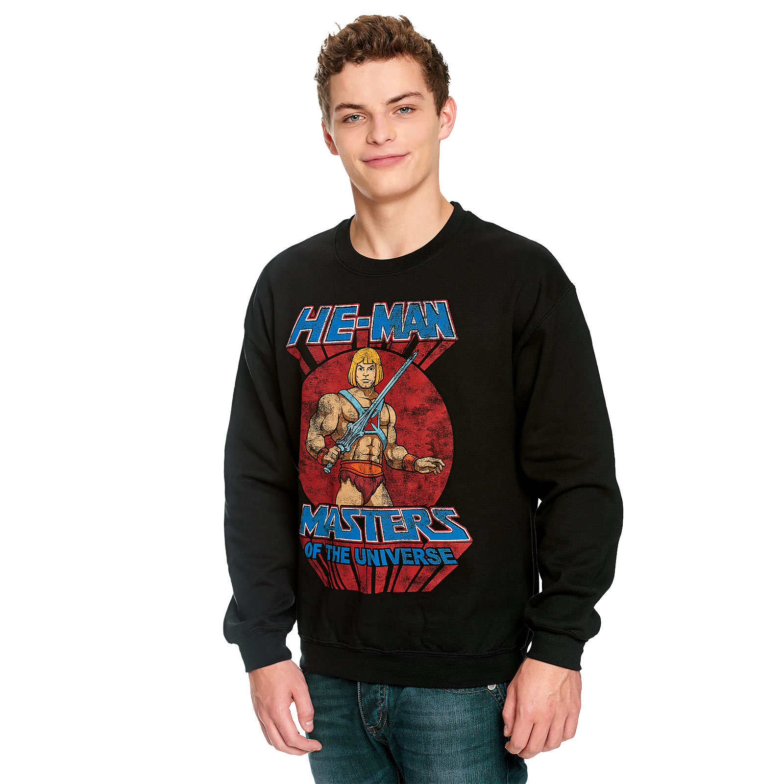 Masters of the Universe - He-Man Pose Sweater schwarz