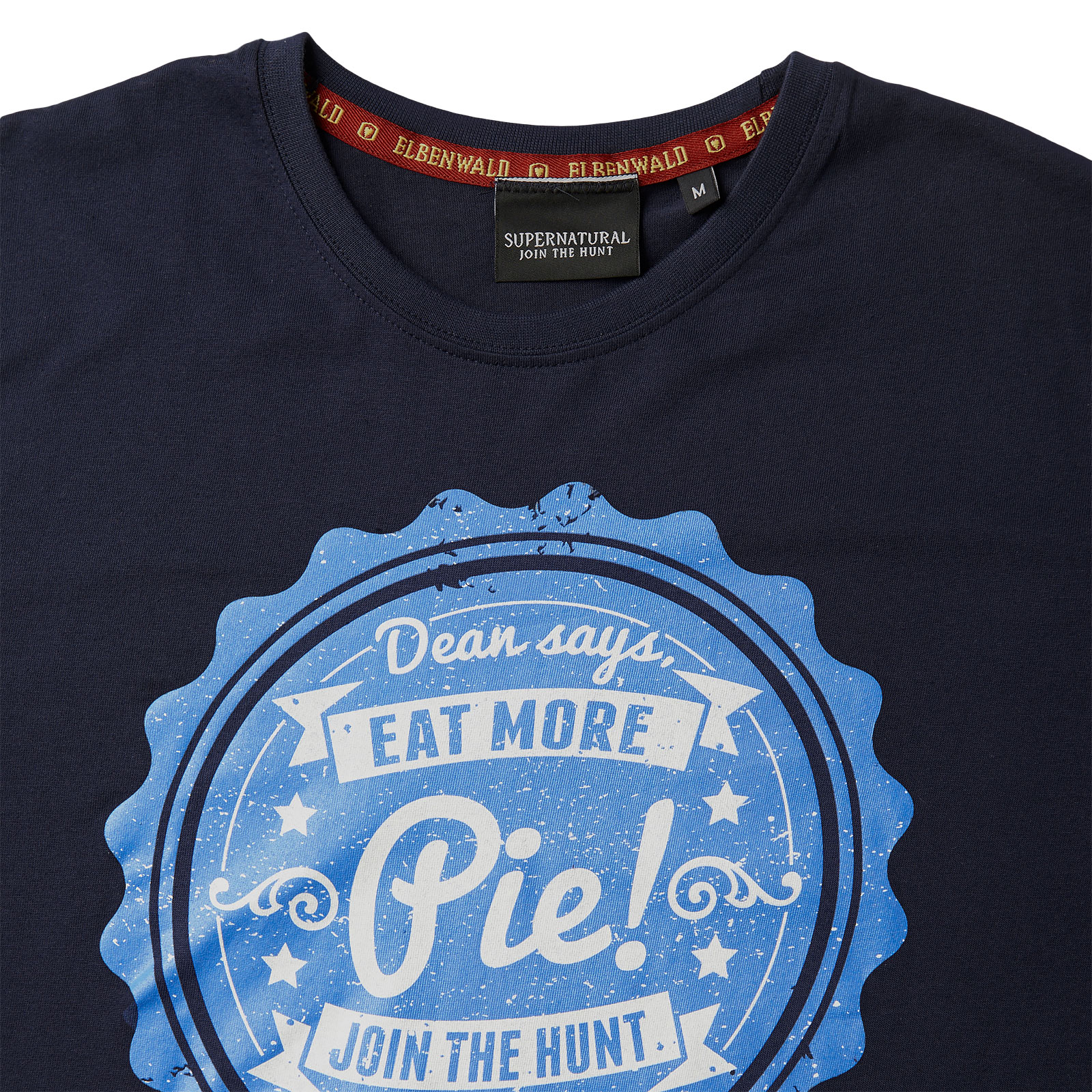 Supernatural - Eat More Pie T-Shirt blau