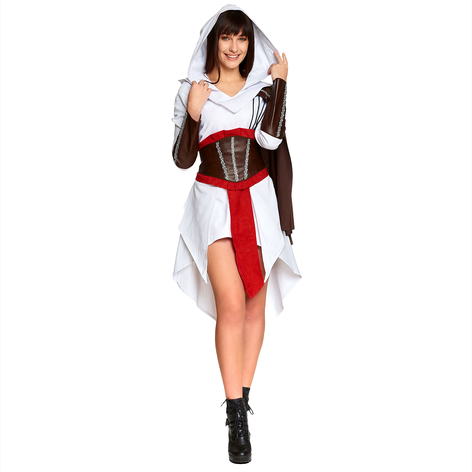 Assassinin Kostüm Damen für Assassins Creed Fans