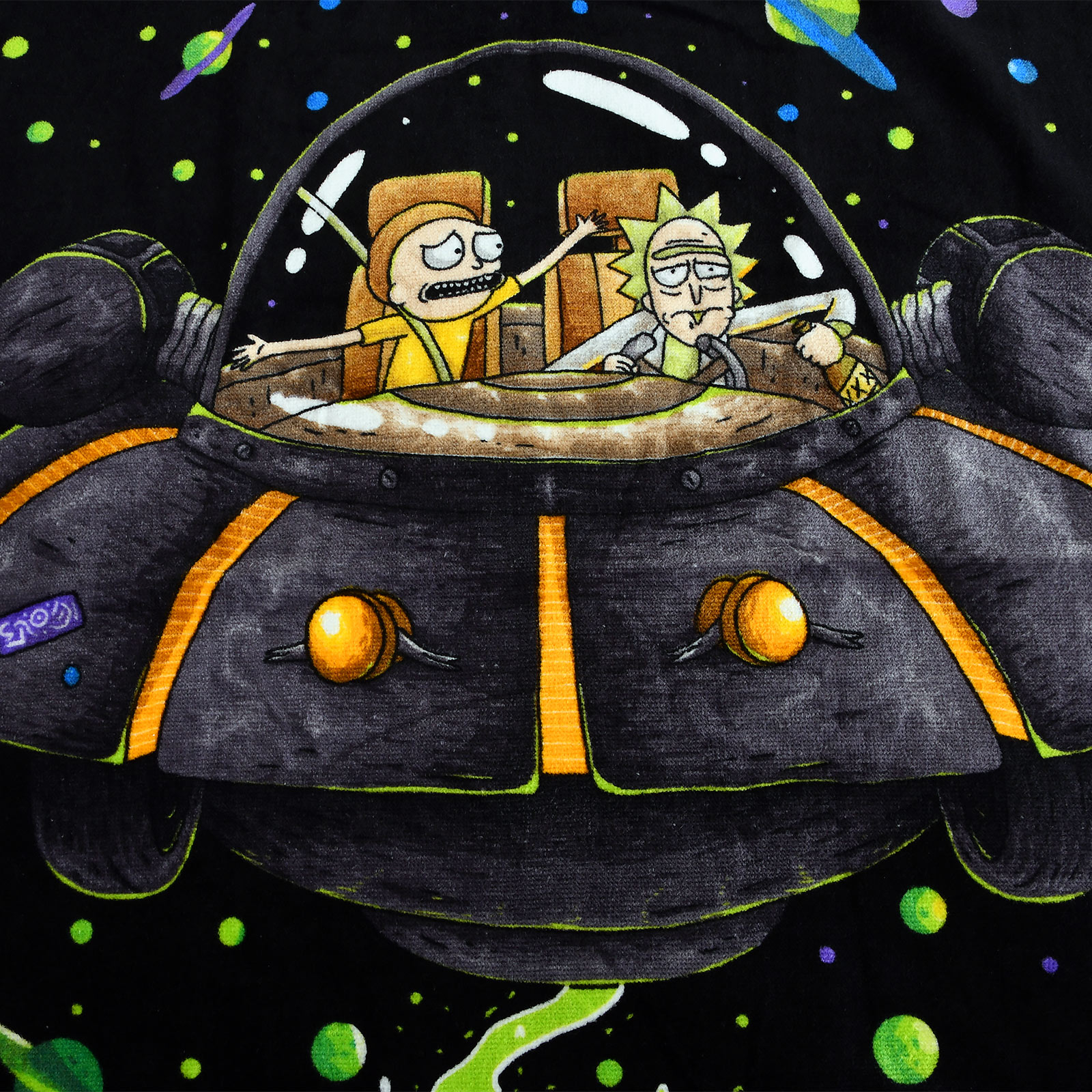 Rick and Morty - Space Cruiser Badetuch