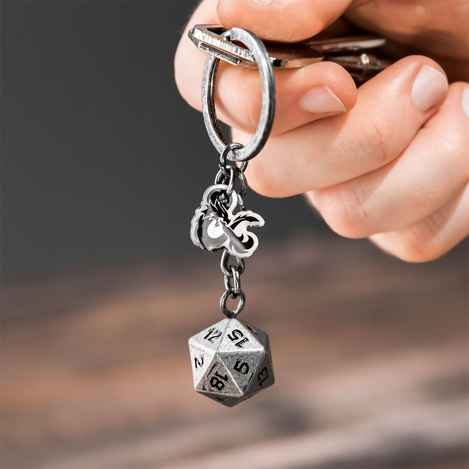 Dungeons & Dragons - D20 Würfel Schlüsselanhänger