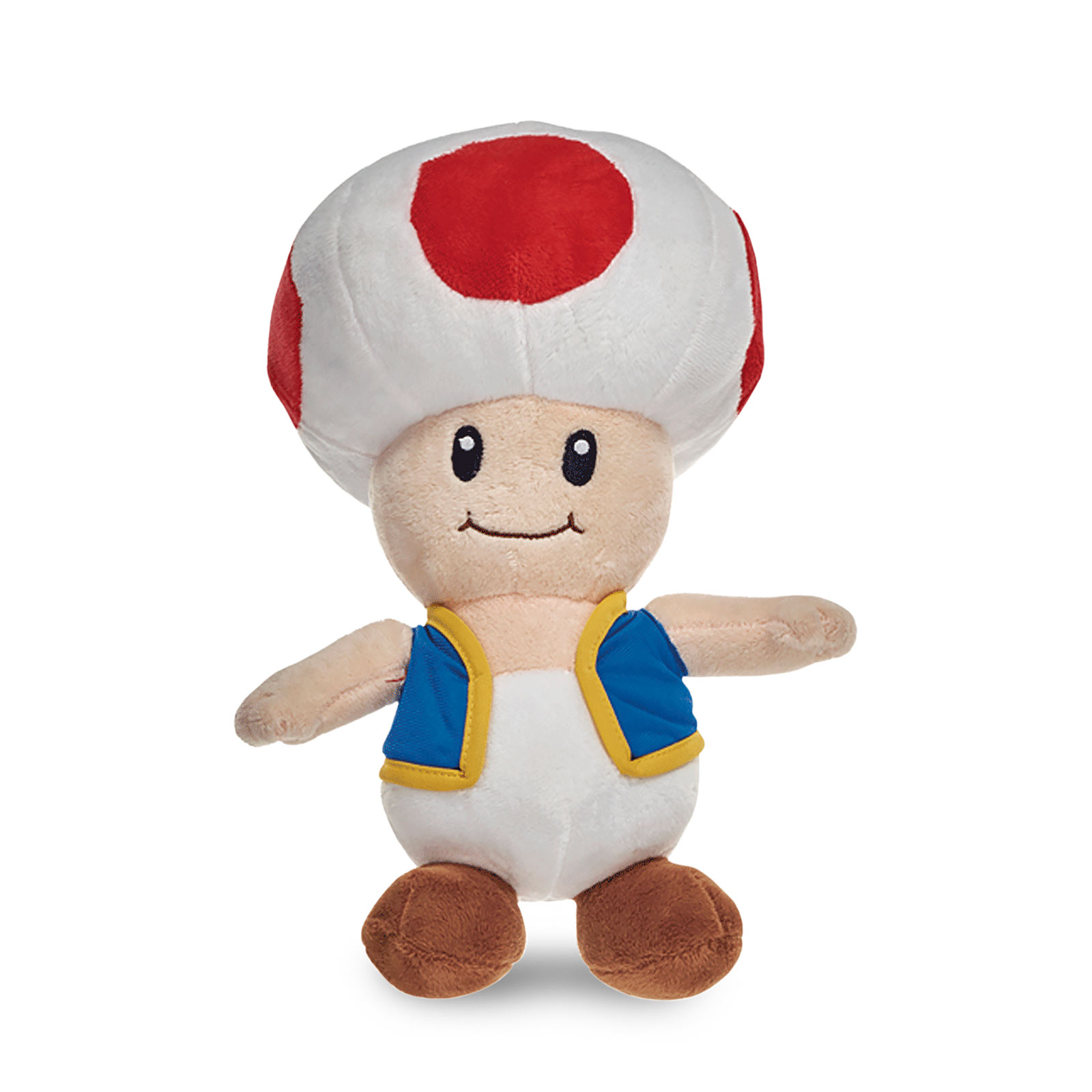 Super Mario Pilz Toad Kuscheltier Plüsch Stofftier Spiel Figur in Blau 17 cm NEU 