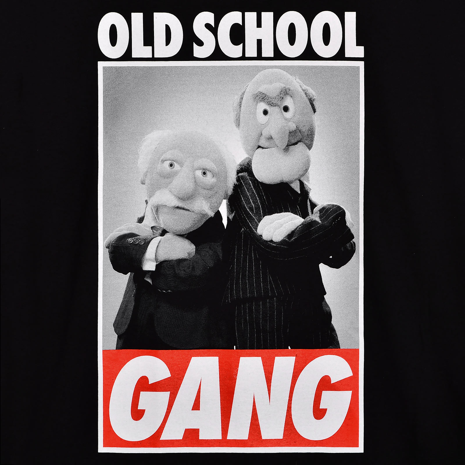 Muppets - Old School Gang T-Shirt schwarz