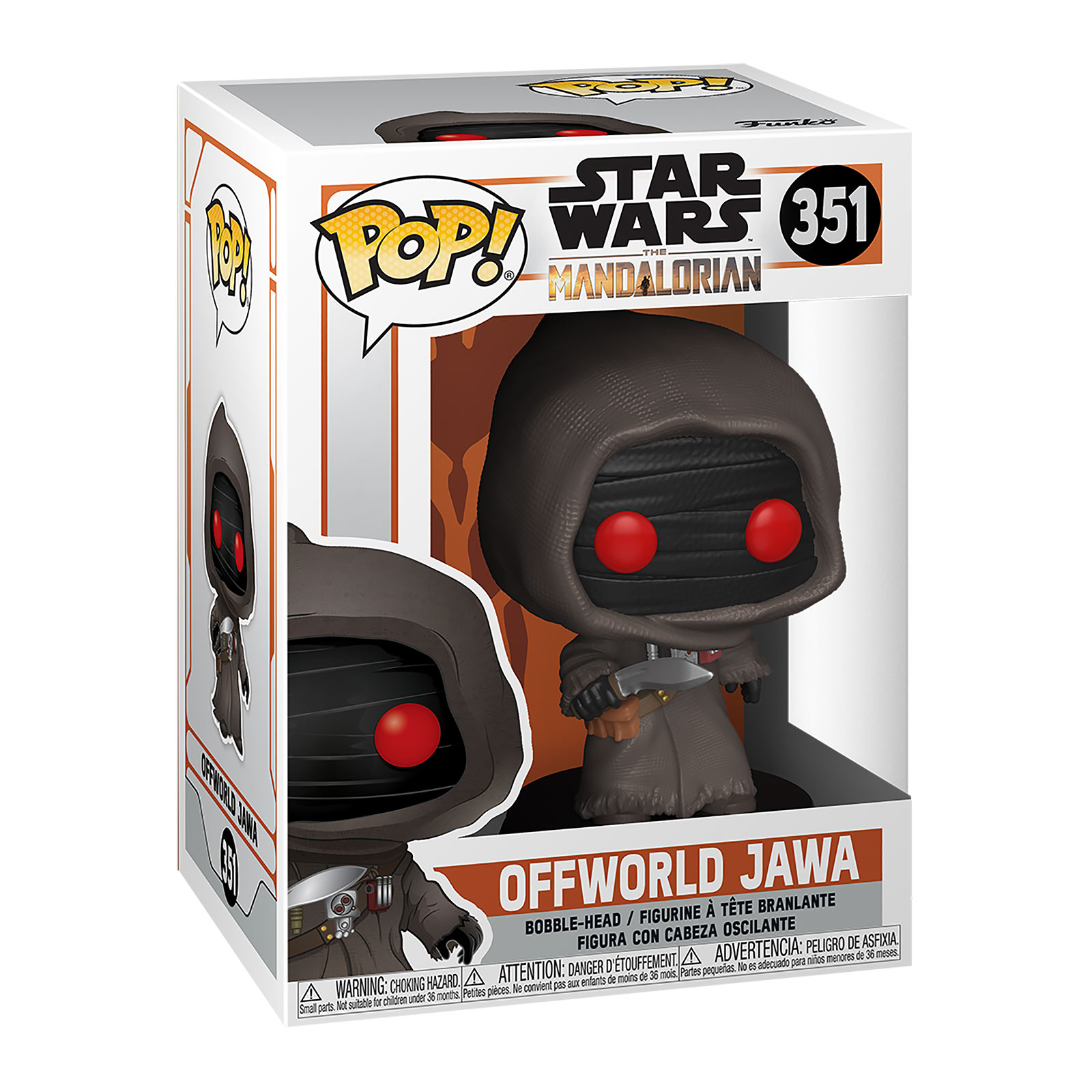 Offworld Jawa Funko Pop Wackelkopf-Figur - Star Wars The Mandalorian