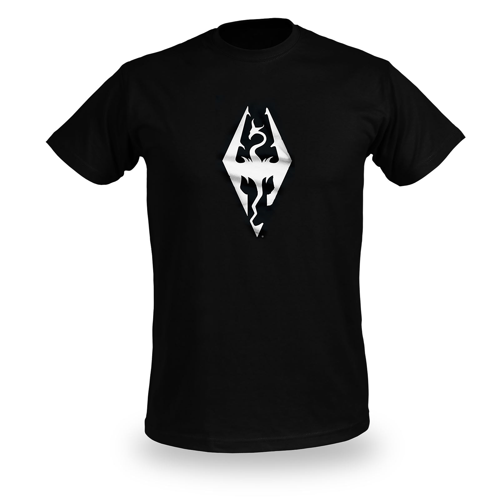 Skyrim - Dragon Symbol T-Shirt schwarz