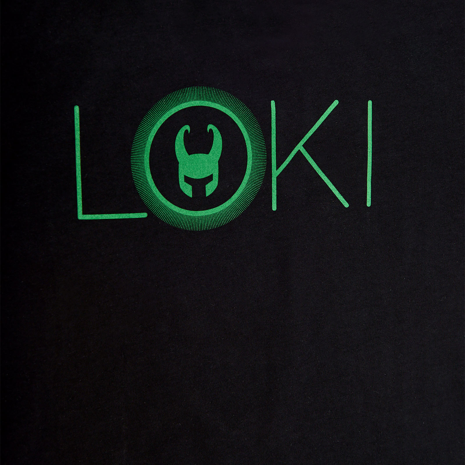 Loki - Logo Pyjama kurz Damen schwarz