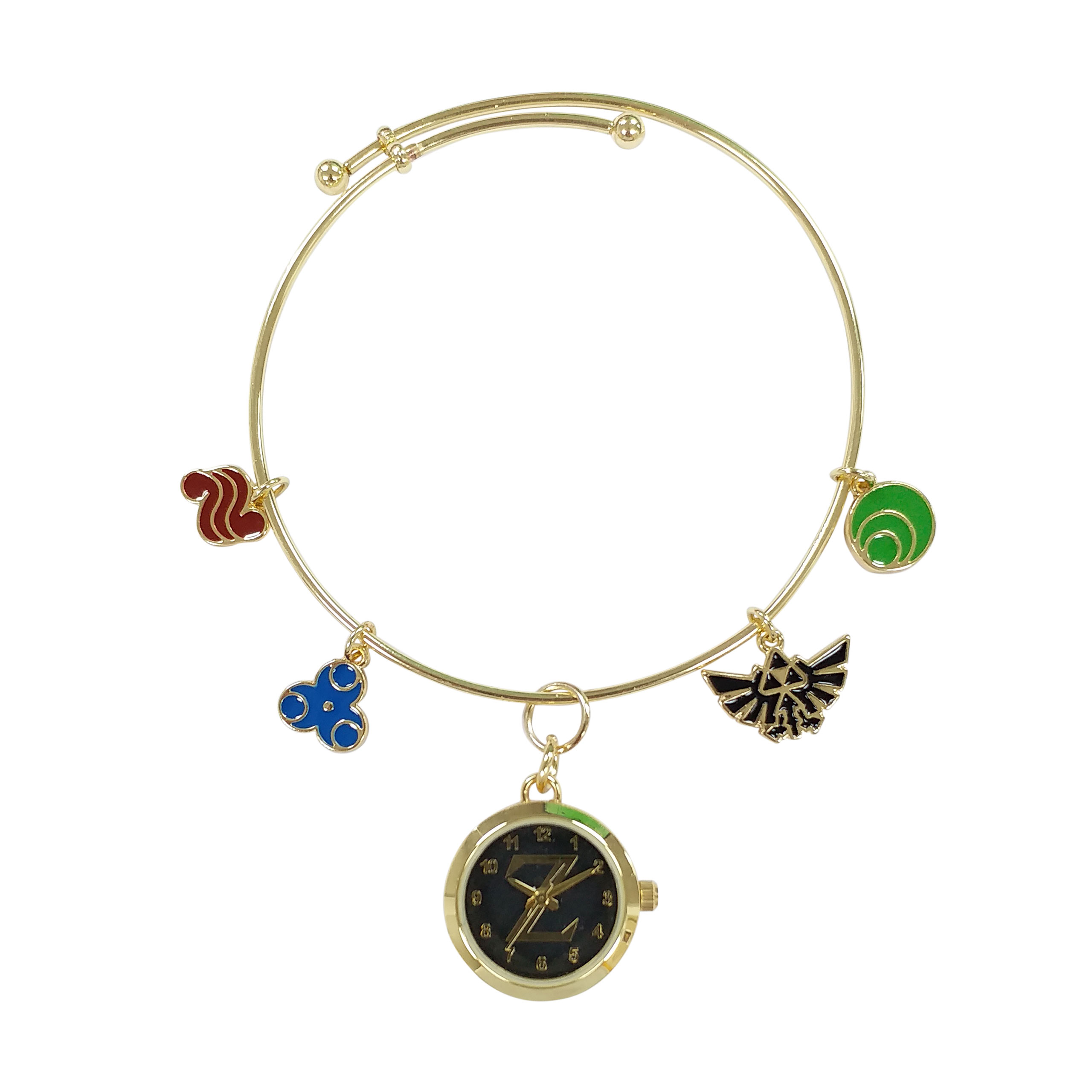 Zelda - Symbols Charm Armband mit Uhr