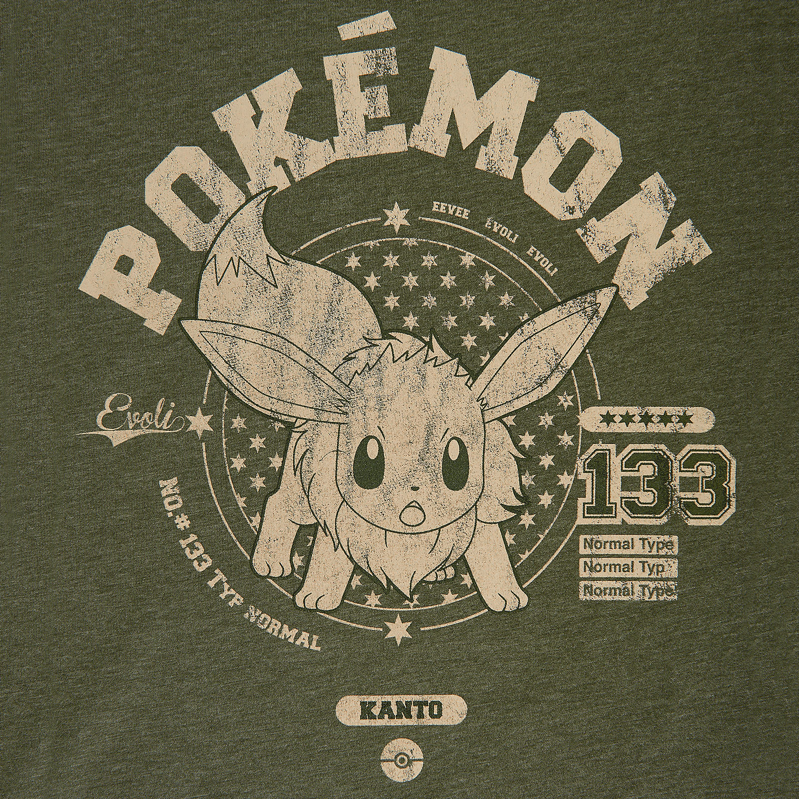 Pokemon - Evoli T-Shirt grün