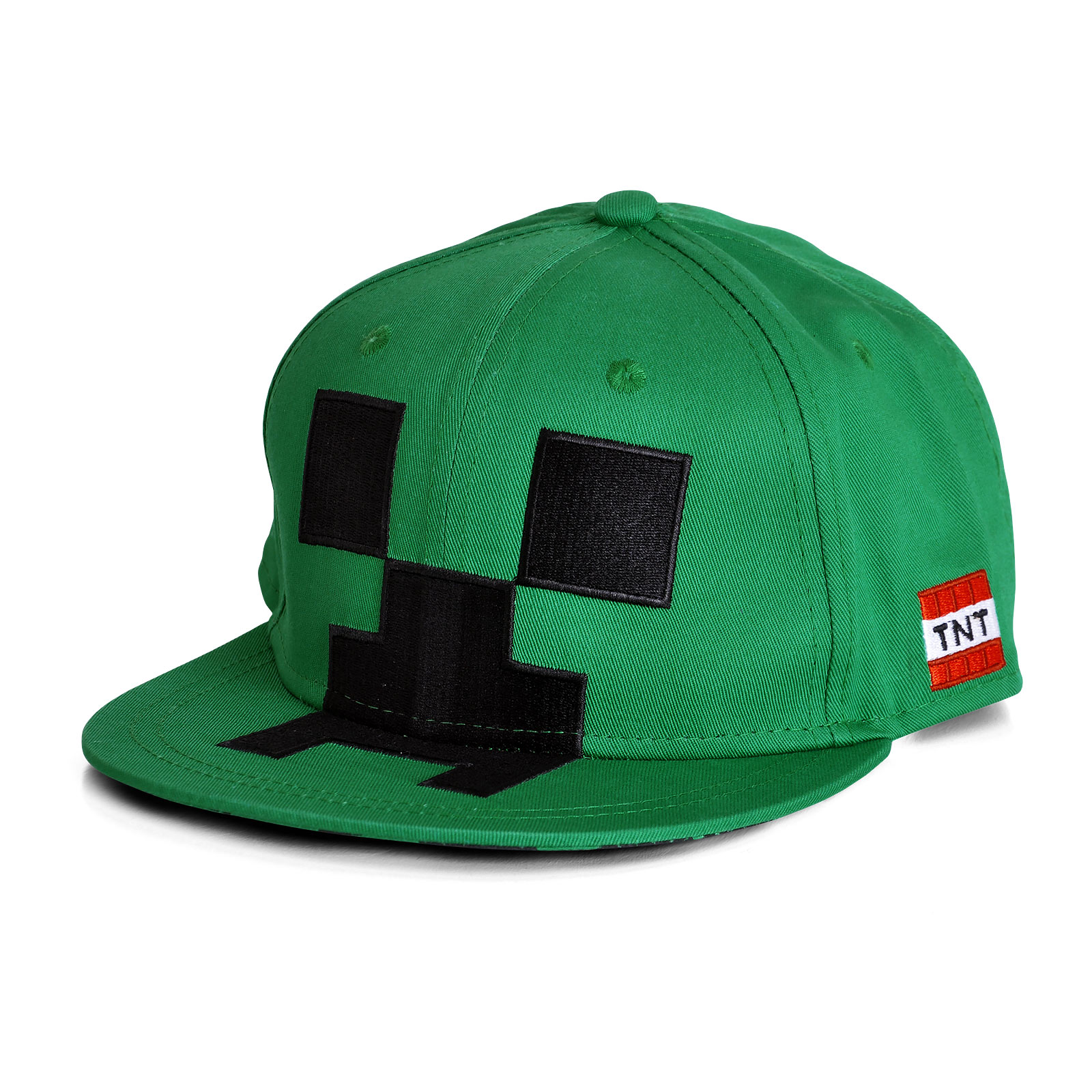 Minecraft - Creeper Snapback Cap für Kinder grün