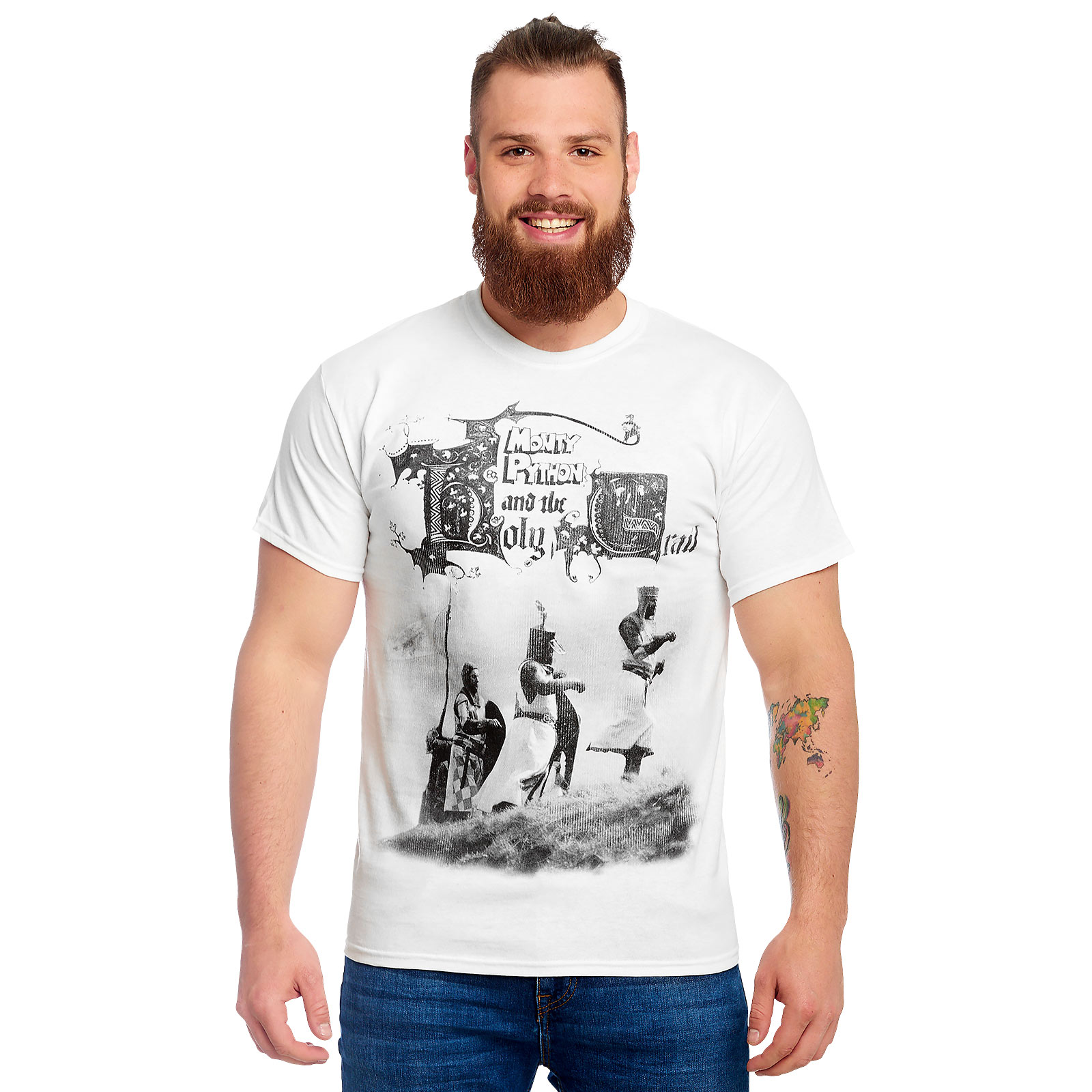 Monty Python - Die Ritter der Kokosnuss T-Shirt weiß