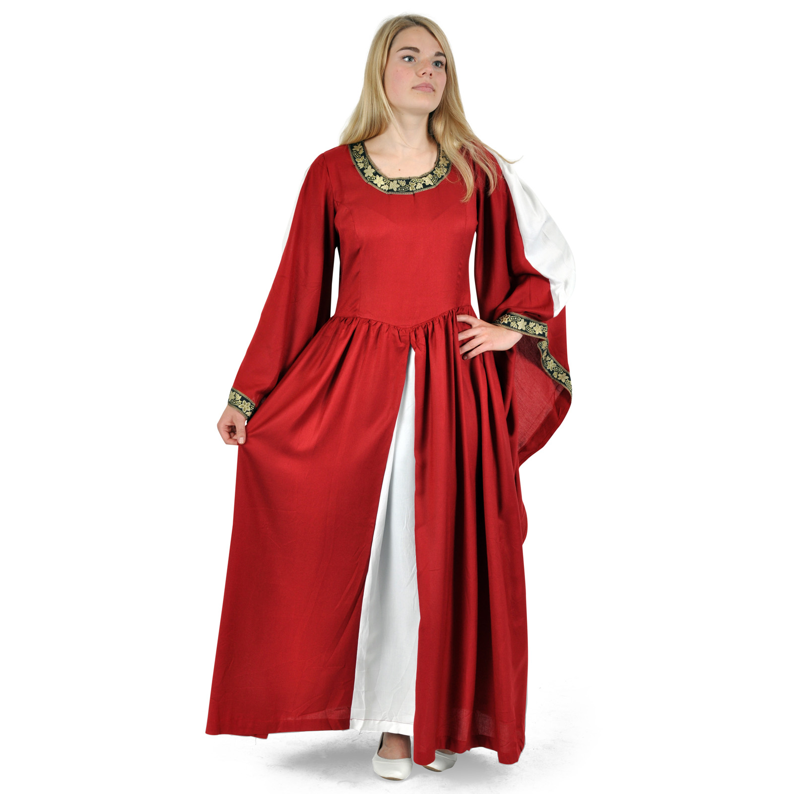 Mittelalter Kleid Leila rot