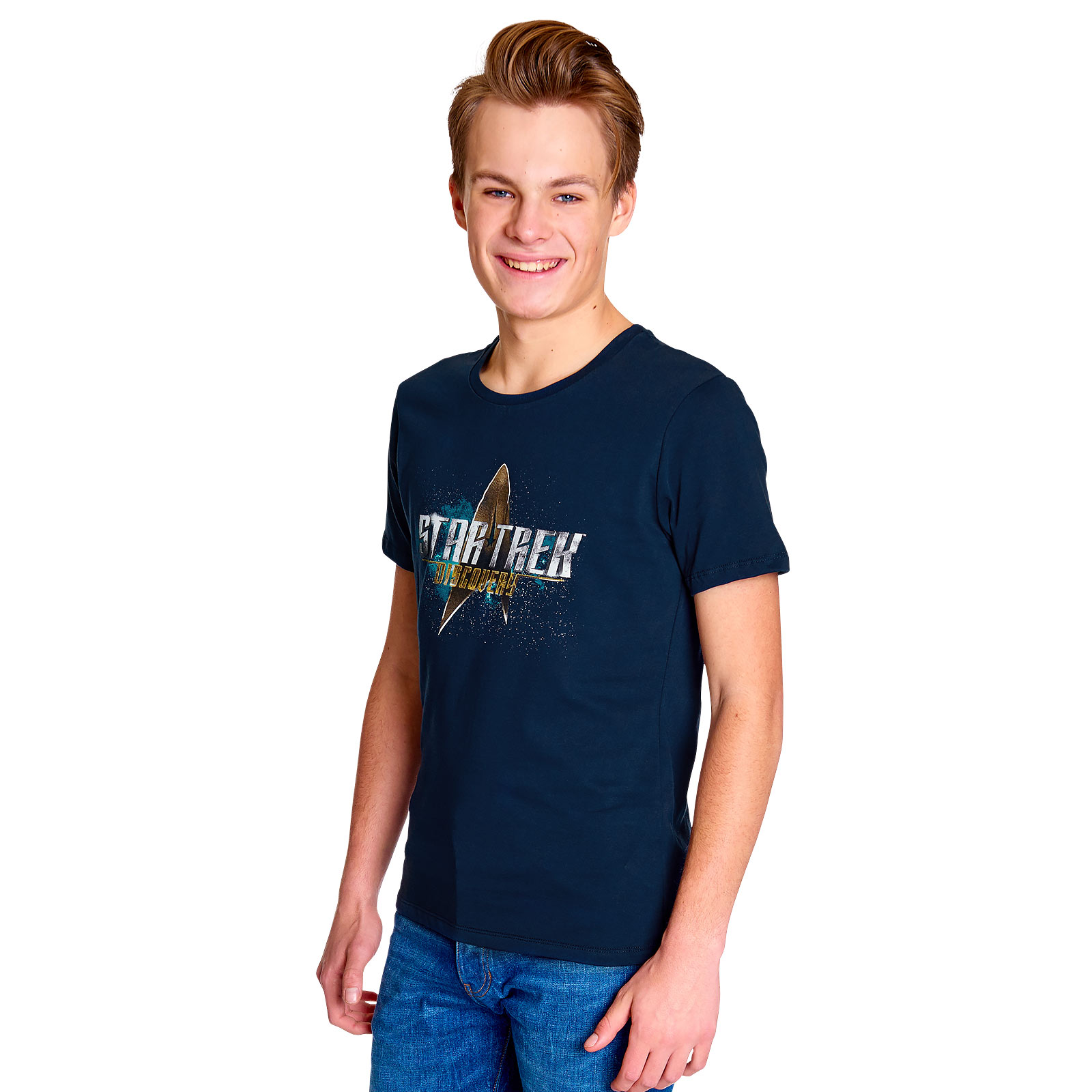 Star Trek - Discovery Logo T-Shirt blau