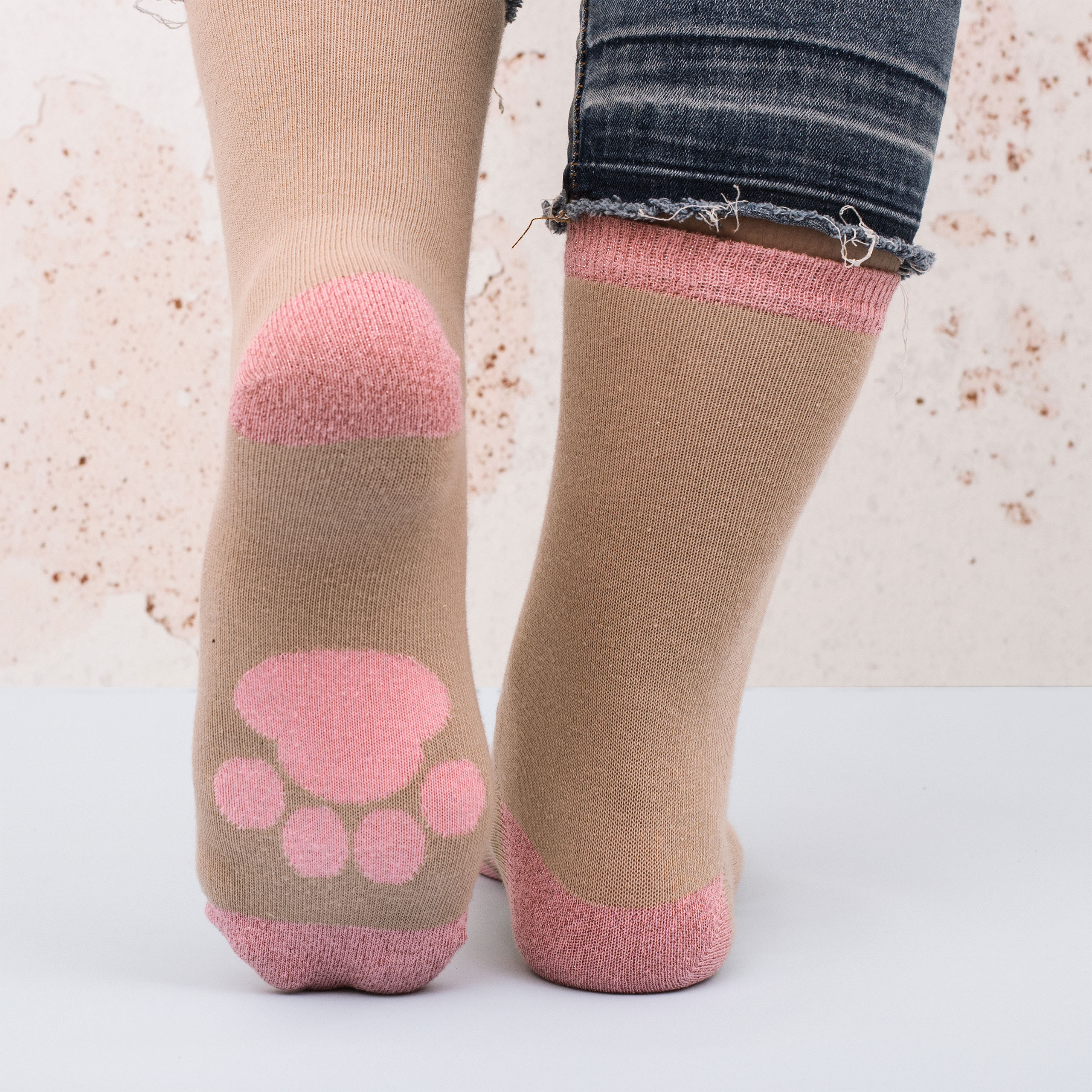 Pusheen - Pink Paw Socken und Tasse