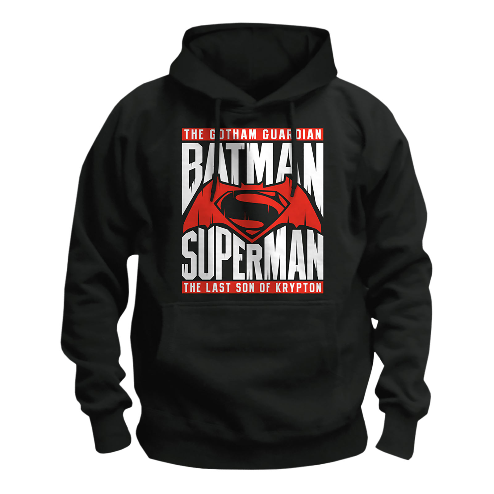 Batman v Superman - Heroes Hoodie schwarz