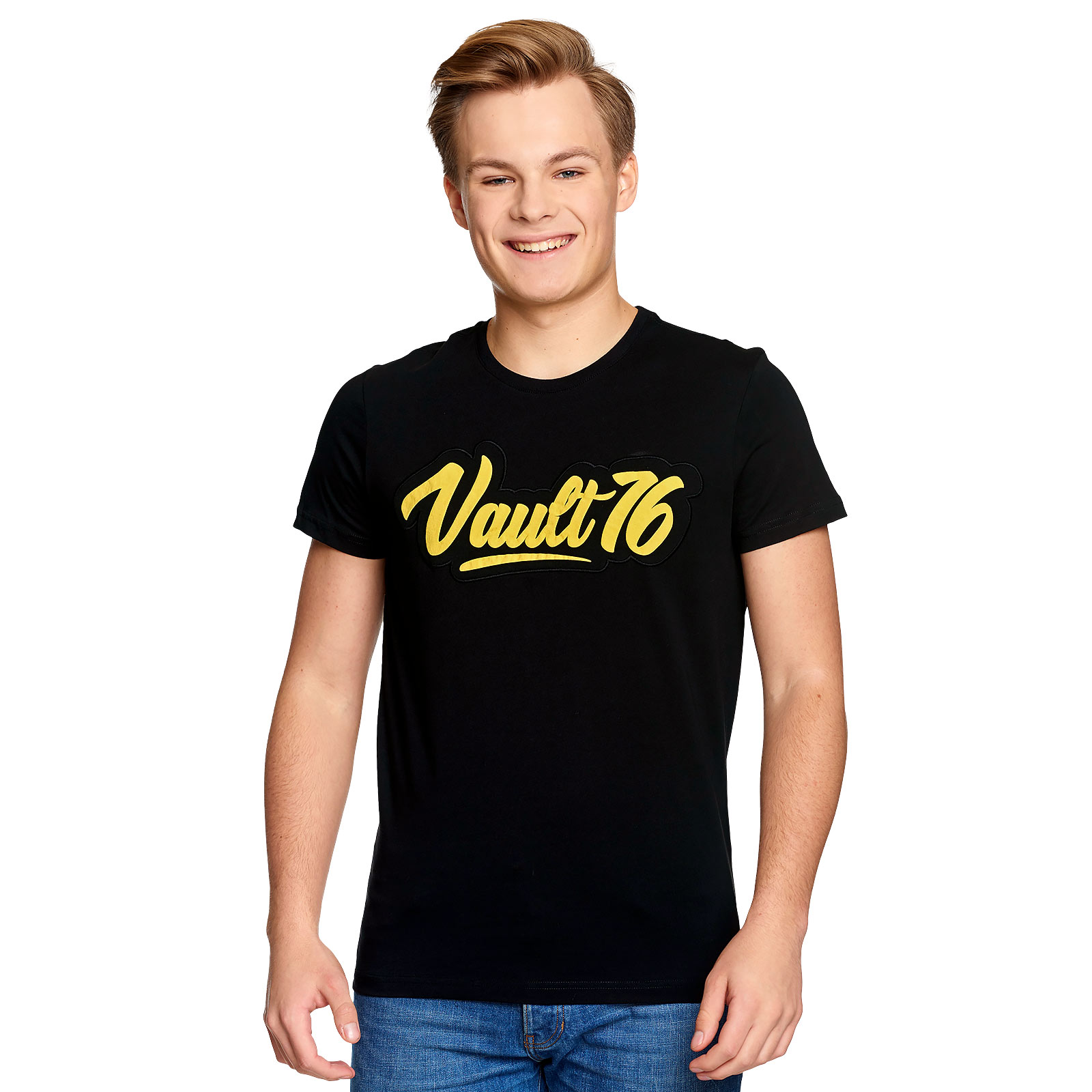 Fallout - Oil Vault 76 T-Shirt schwarz