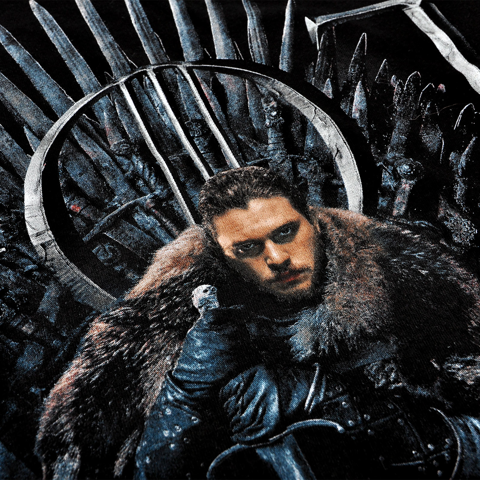 Game of Thrones - Jon Snow For The Throne T-Shirt schwarz
