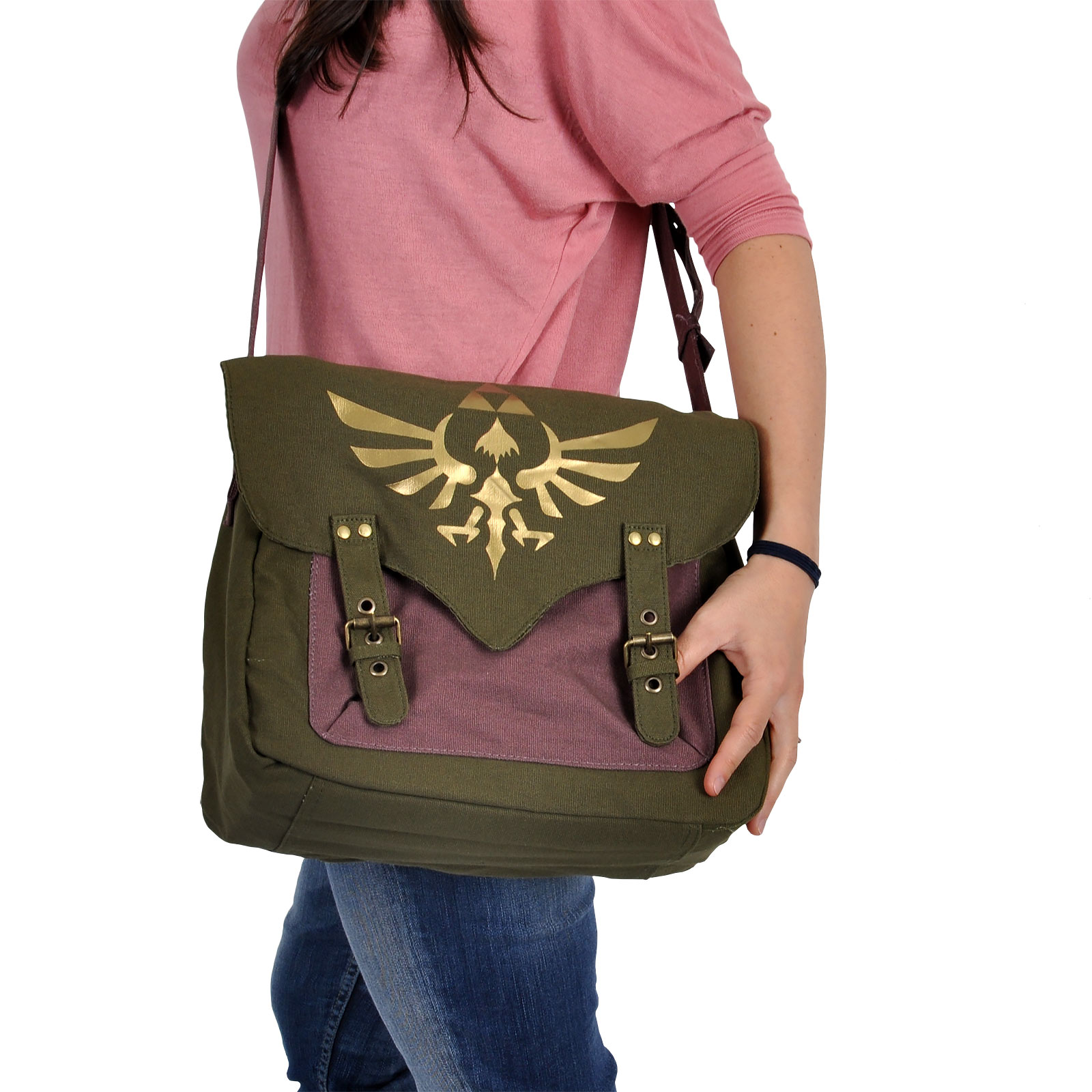 Zelda - Golden Triforce Logo Messenger Bag