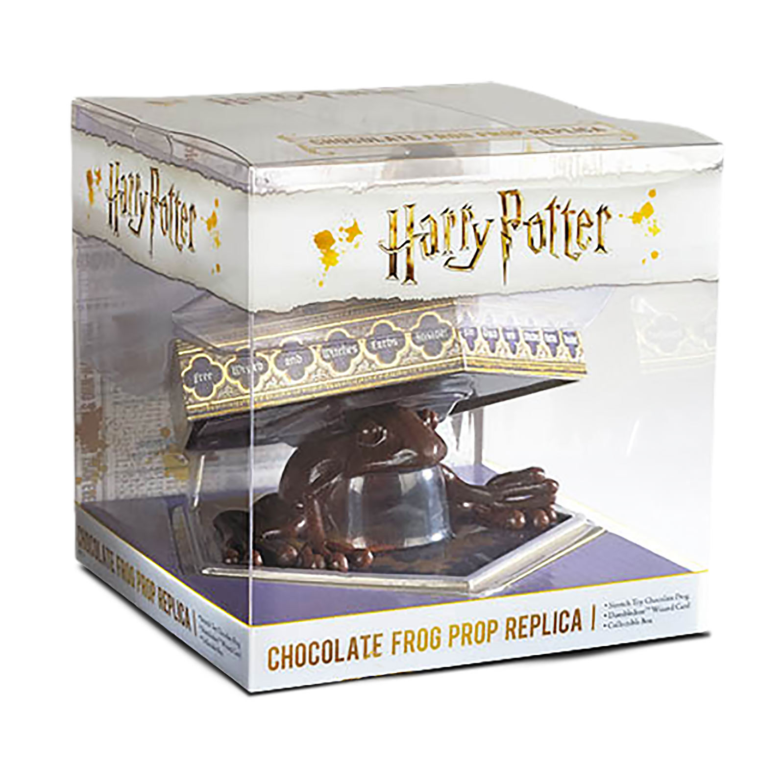 Schokofrosch Figur mit Sammelkarte - Harry Potter Replik