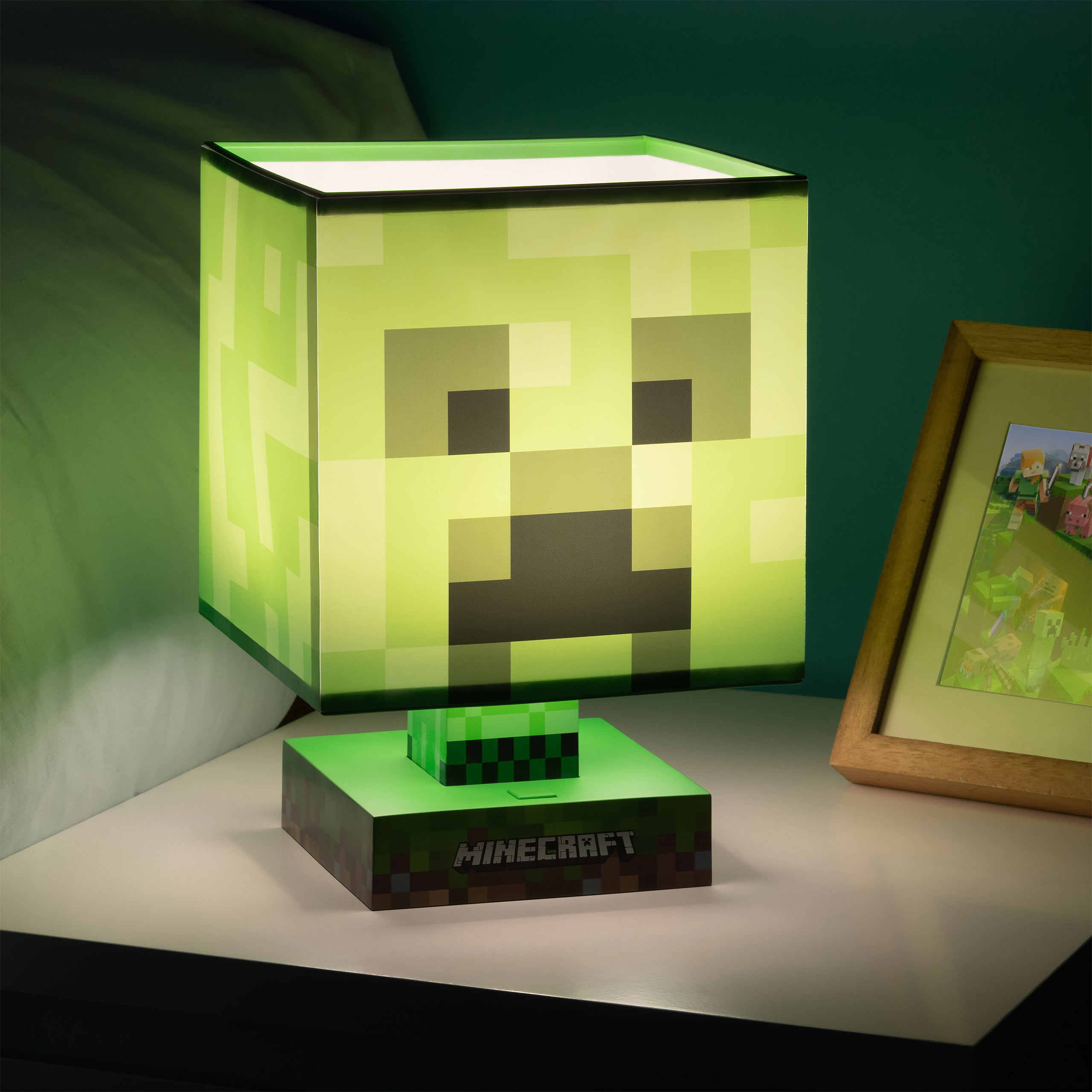 Minecraft - Creeper Tischlampe