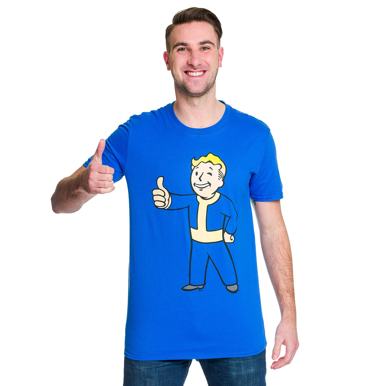 Fallout 4 - Vault Boy T-Shirt blau